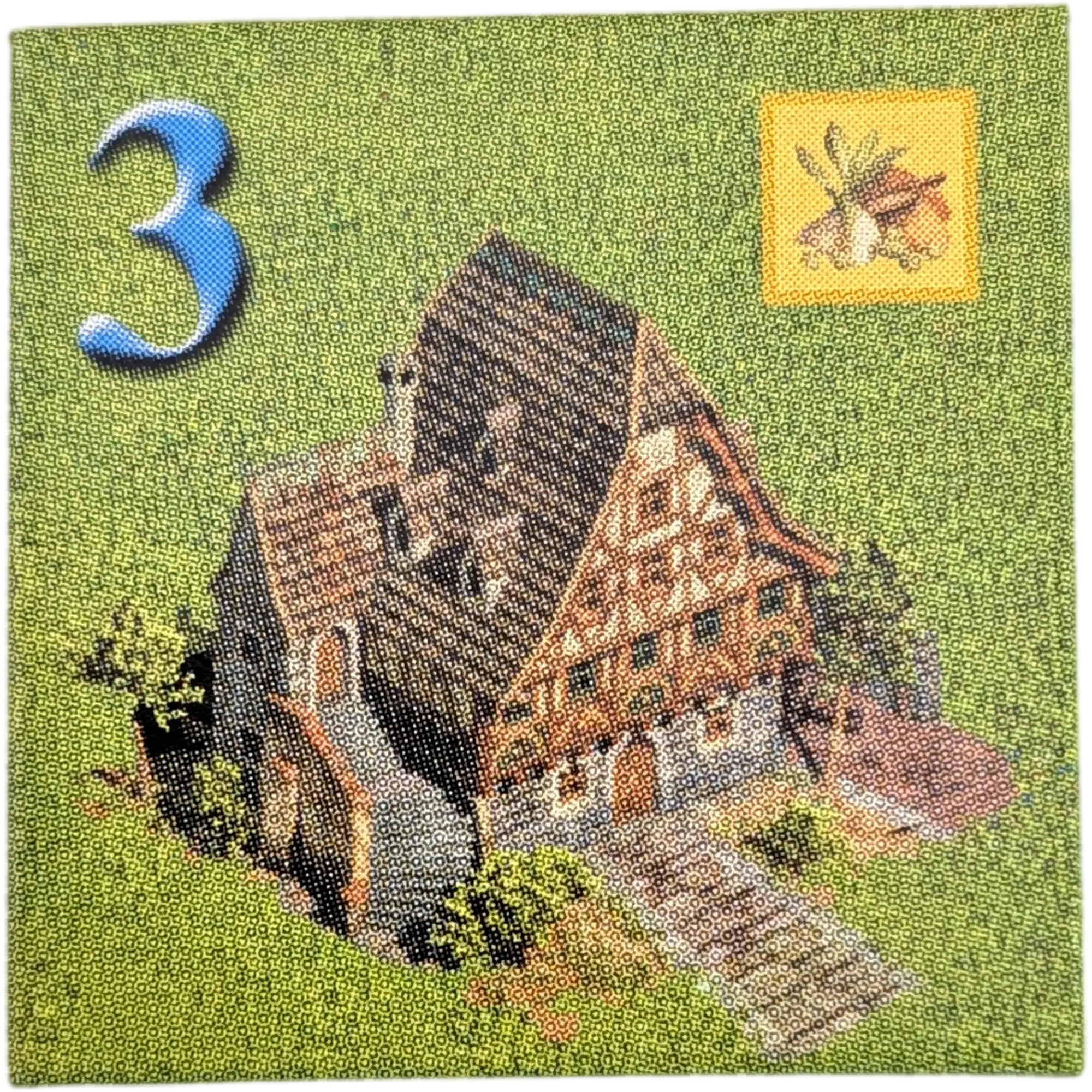 Kosmos Anno 1503 Ersatzteile Einwohnerkärtchen Grün Bürger/Kaufmann Zahl Blau