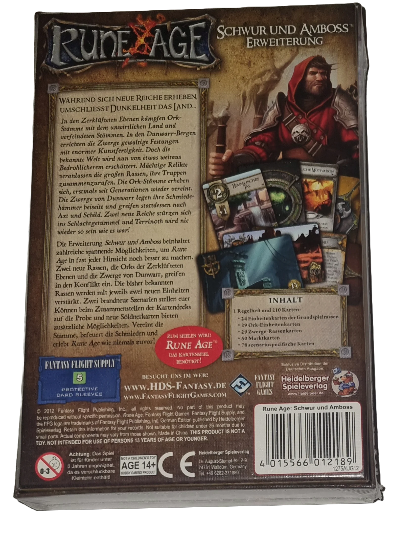 Heidelberger Spielverlag Rune Age Schwur und Amboss Erweiterung