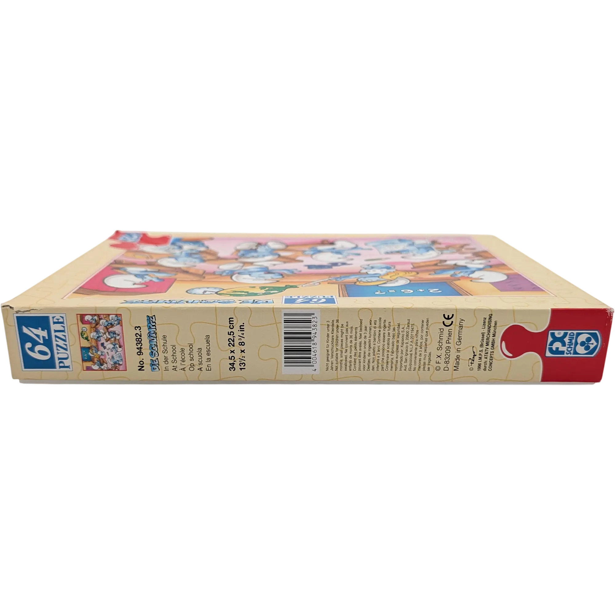 FX Schmid Puzzle Die Schlümpfe In der Schule 64 Teile 94382.3, Ansicht 2