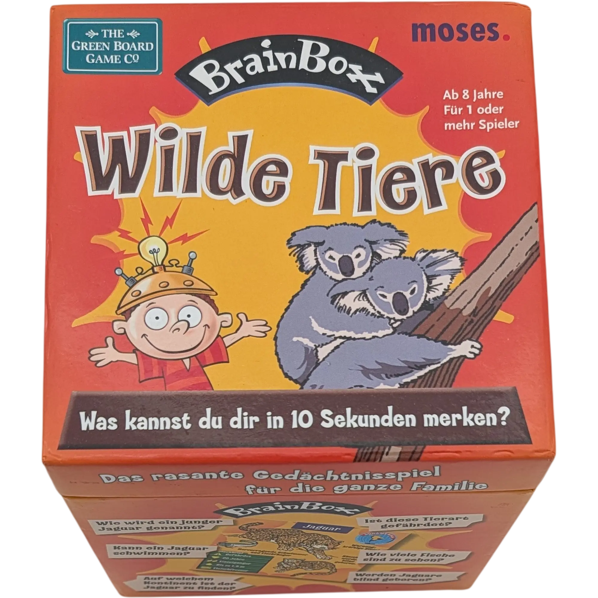 Moses Brain Box Wilde Tiere Was kannst du dir in 10 Sekunden merken?