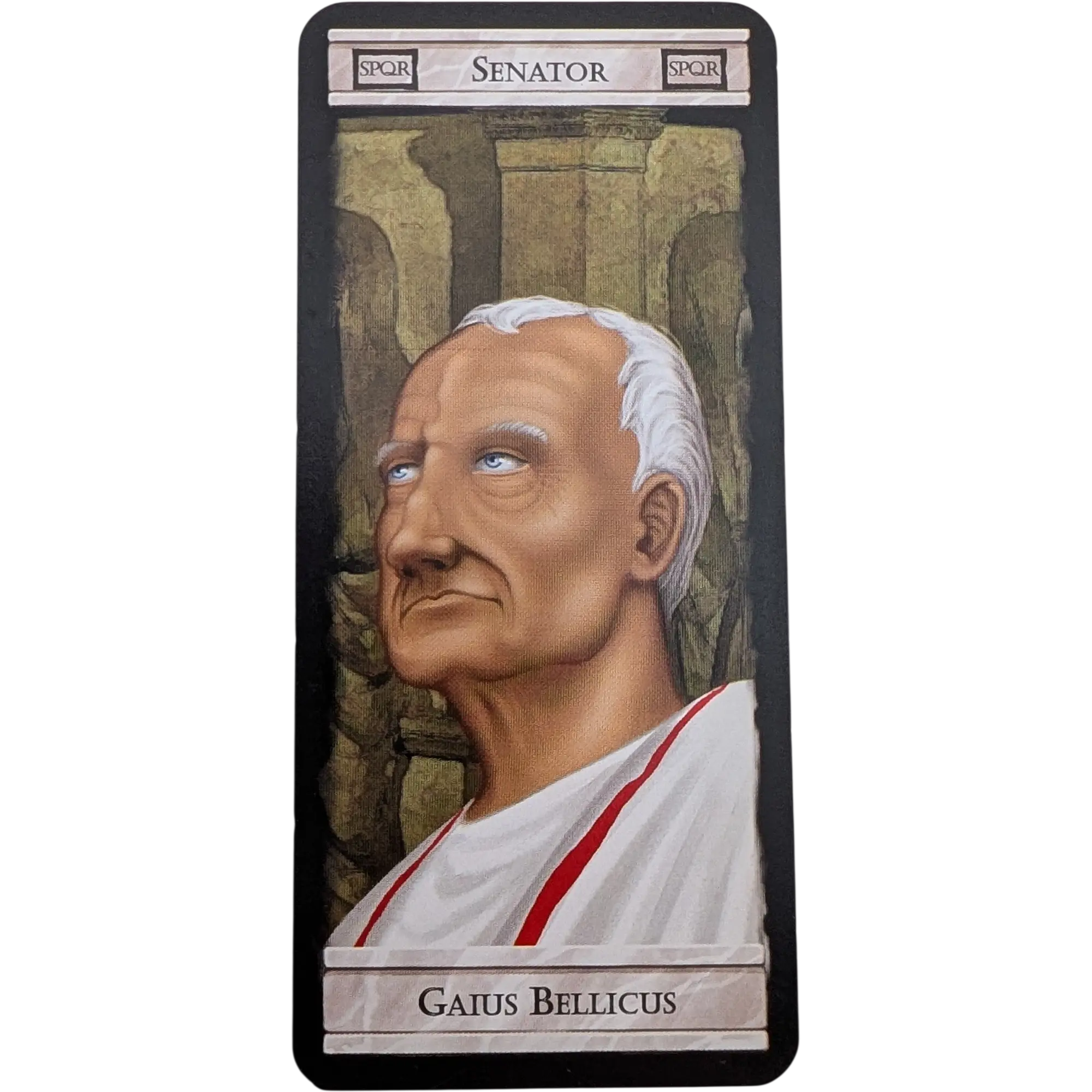 Kosmos Caesar & Cleopatra Ersatzteile Karte Patrizier Senator Gaius Bellicus