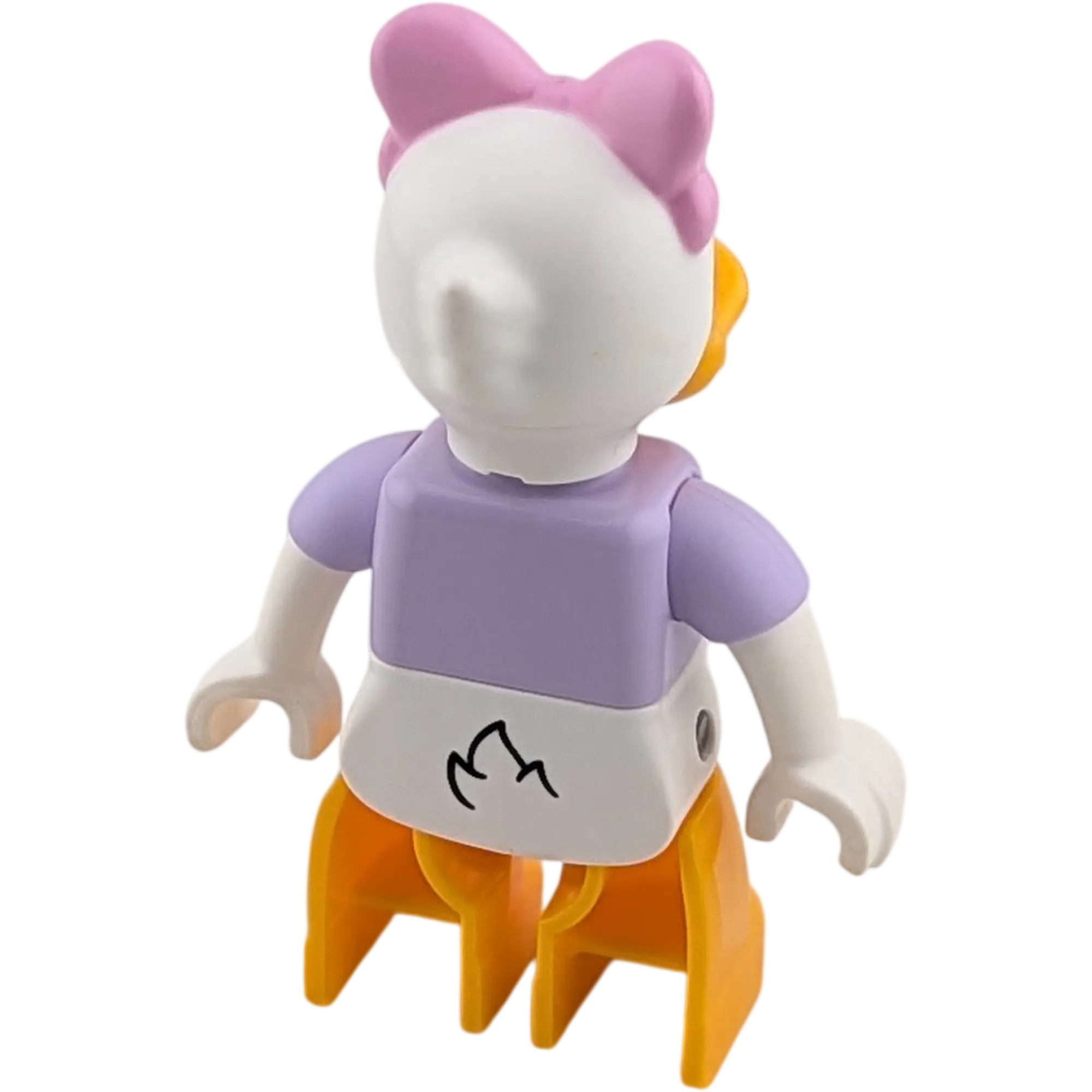 Lego Duplo Disney Daisy Duck mit rosa Schleife, Ansicht 2