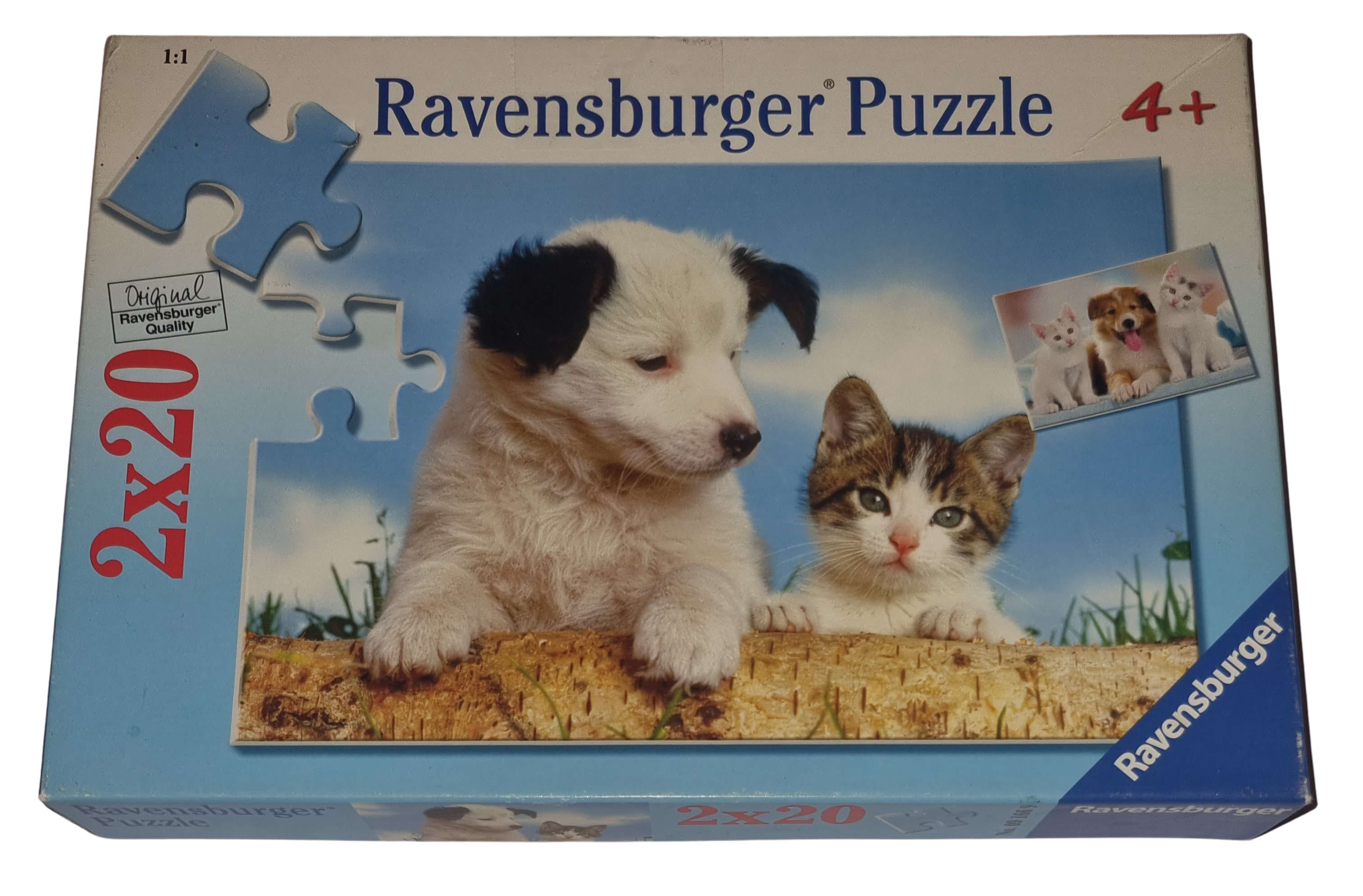 Ravensburger Puzzle 2 x 20 Teile 091669 Wahre Freunde