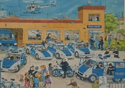Bookmark Bei der Polizei 45 Teile