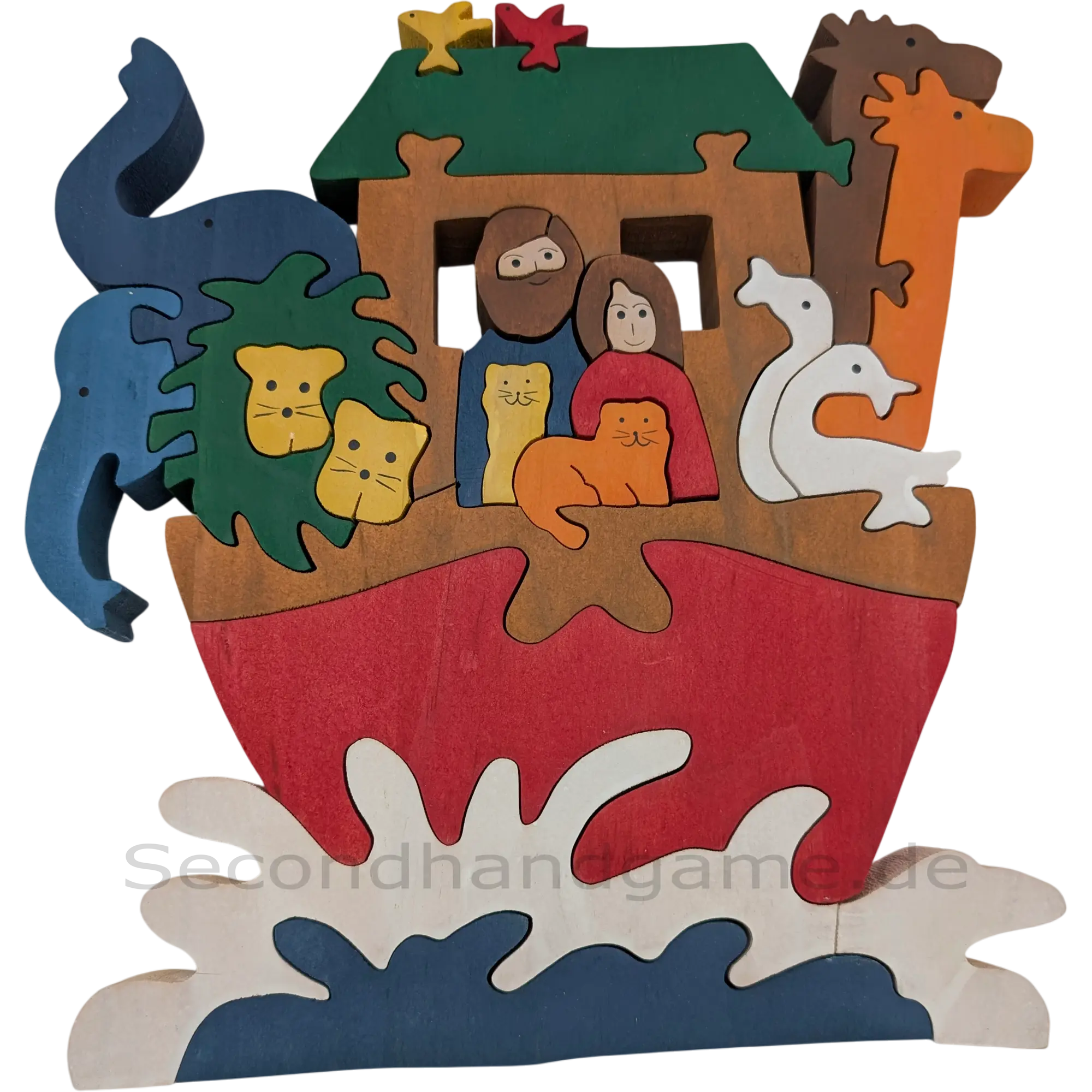 Holzpuzzle Arche Noah 12 Teile, ab 3 Jahren