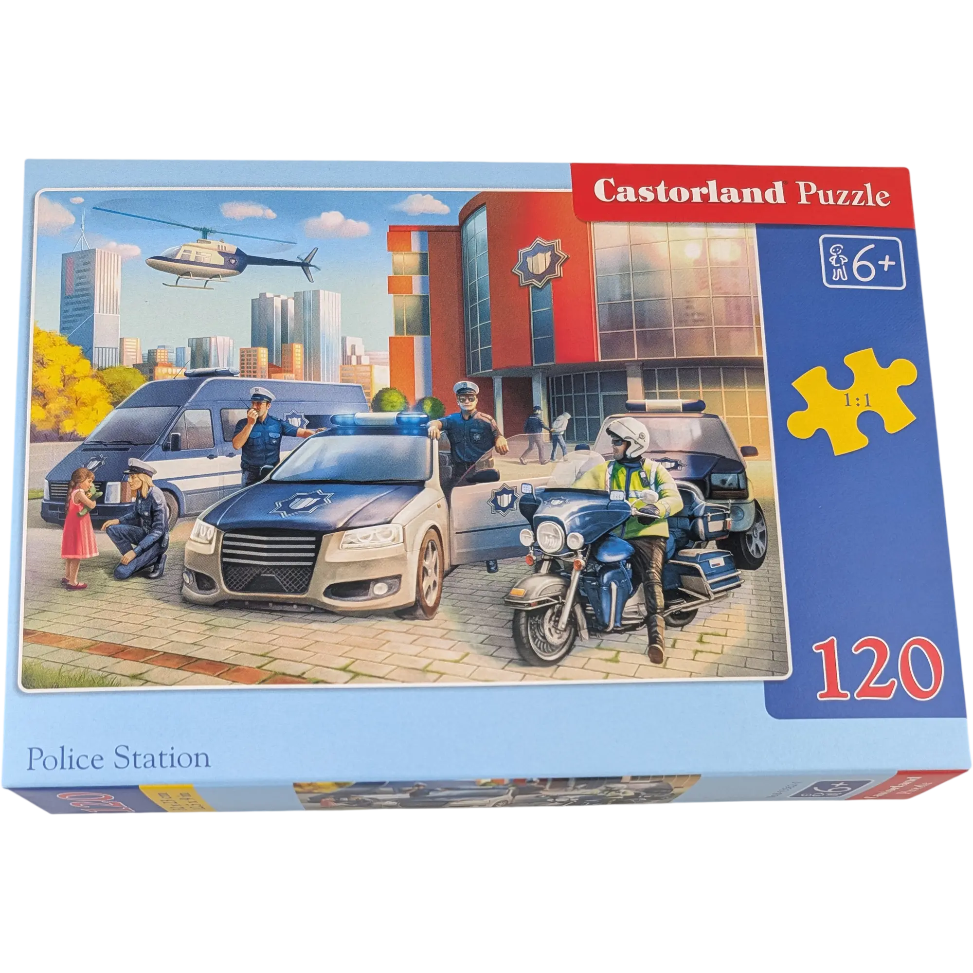 Castorland Puzzle 120 Teile Polizei Police Station