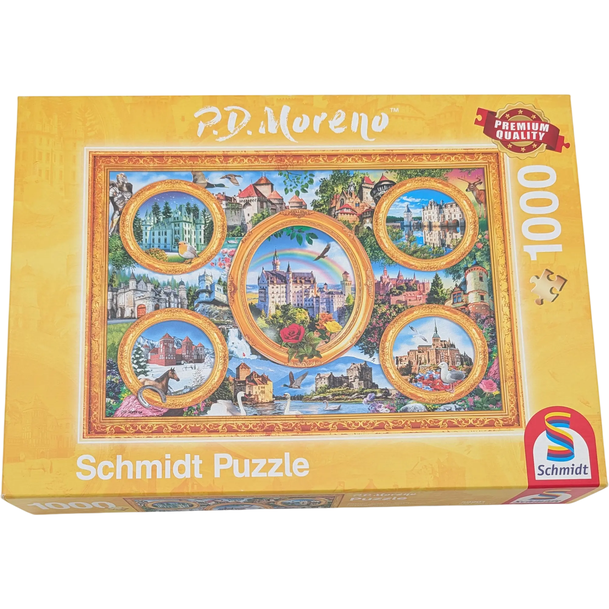 Schmidt P. D. Moreno Puzzle 1000 Teile 59901 Schlösser