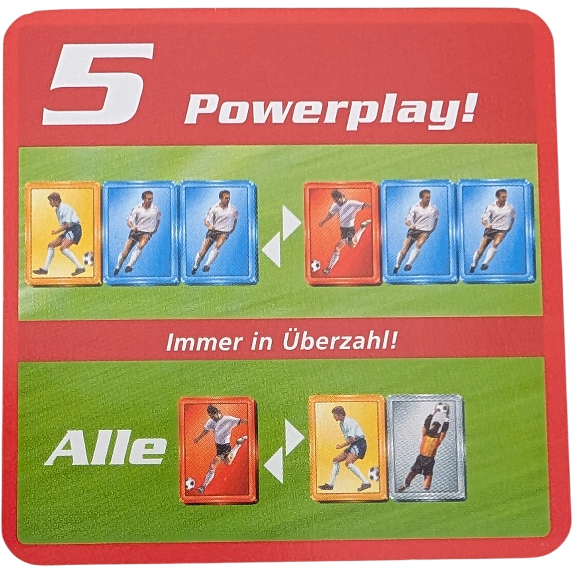 Kosmos Finale Ersatzteile Team Rot Taktikkarte Kampfstärke 5 Powerplay!