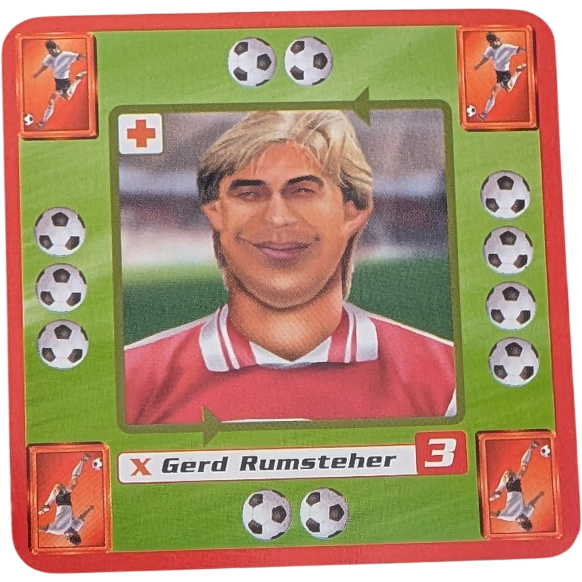 Kosmos Finale Ersatzteile Team Rot Stürmer Gerd Rumsteher 3