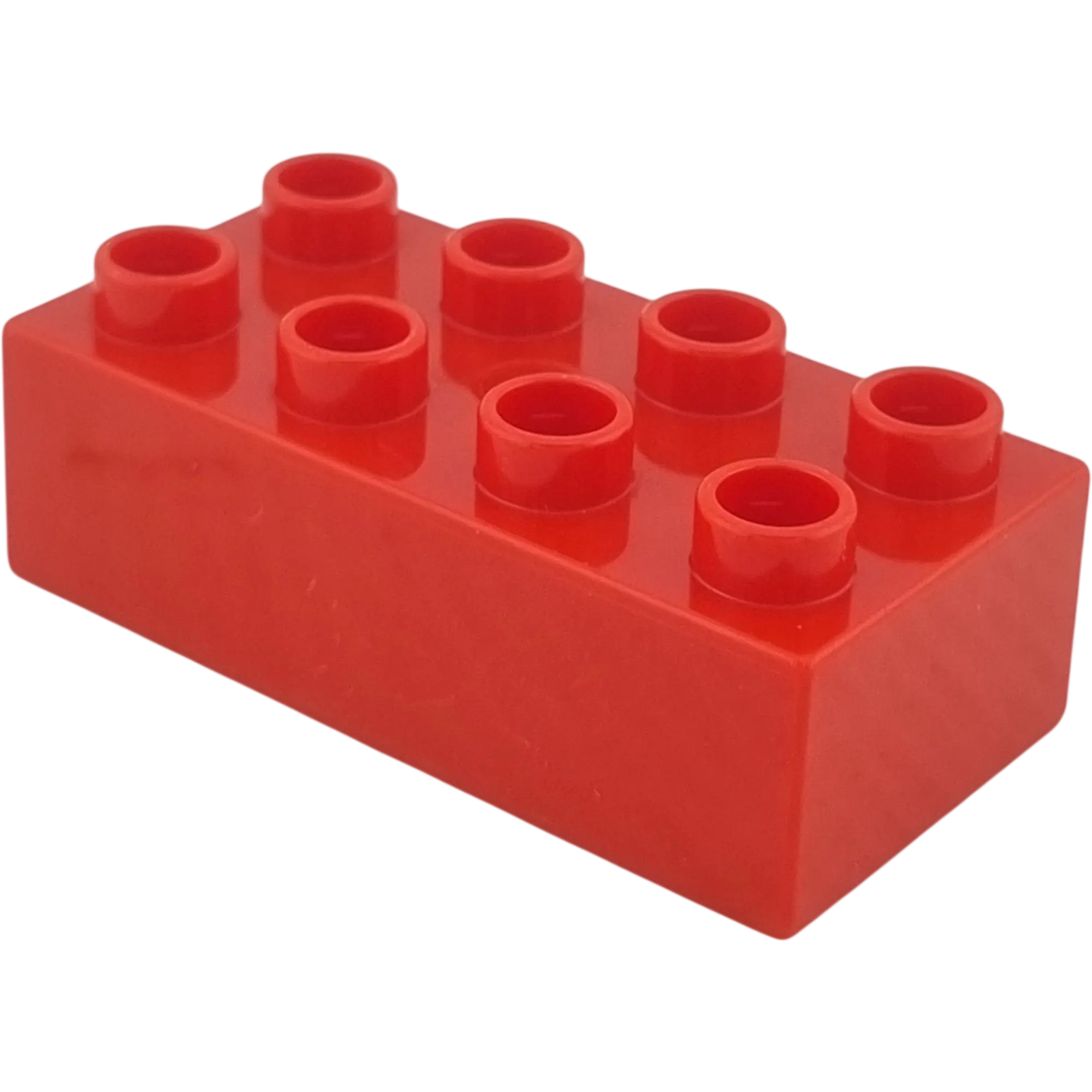 Lego Duplo 2x4 Stein 3011 Rot bedruckt mit zwei Mickey Mouse Händen