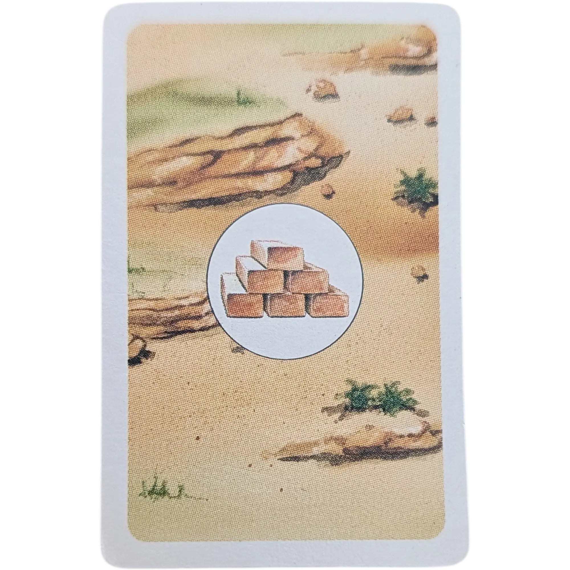 Kosmos Travel-Box Die Siedler von Catan Ersatzteile Rohstoffkarten Hügelland Lehm