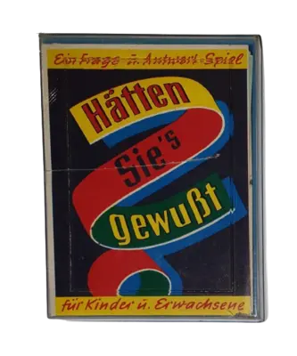 Hätten sie's gewusst