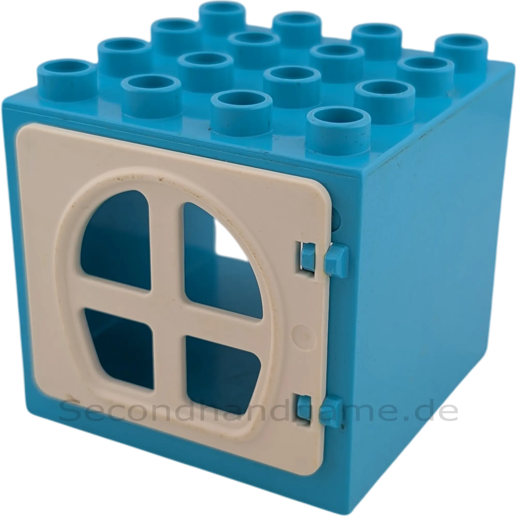 Lego Duplo Fenster 4x4 Fenster Hellblau Weiß mit Rundbogen