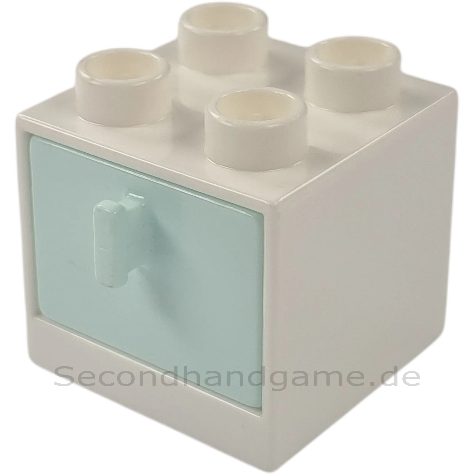Lego Duplo 4890 Regal Schrank Weiß mit Schublade Mint