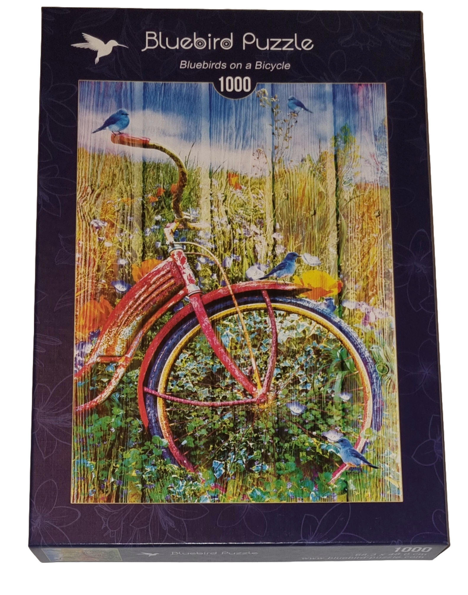 Art by Bluebird Puzzle 1000 Teile 70300 Bluebirds on a bicycle