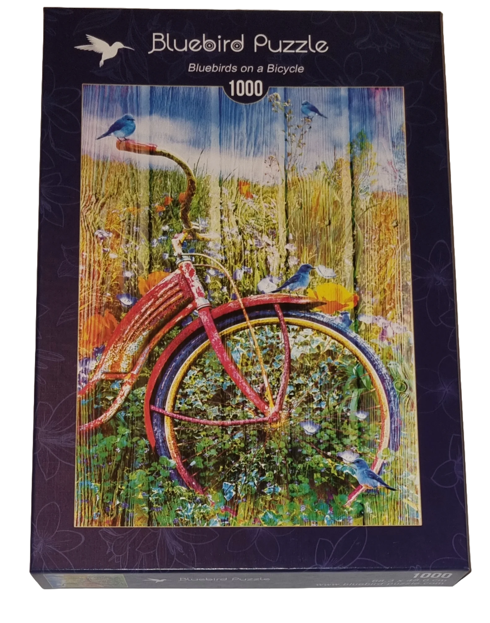 Art by Bluebird Puzzle 1000 Teile 70300 Bluebirds on a bicycle