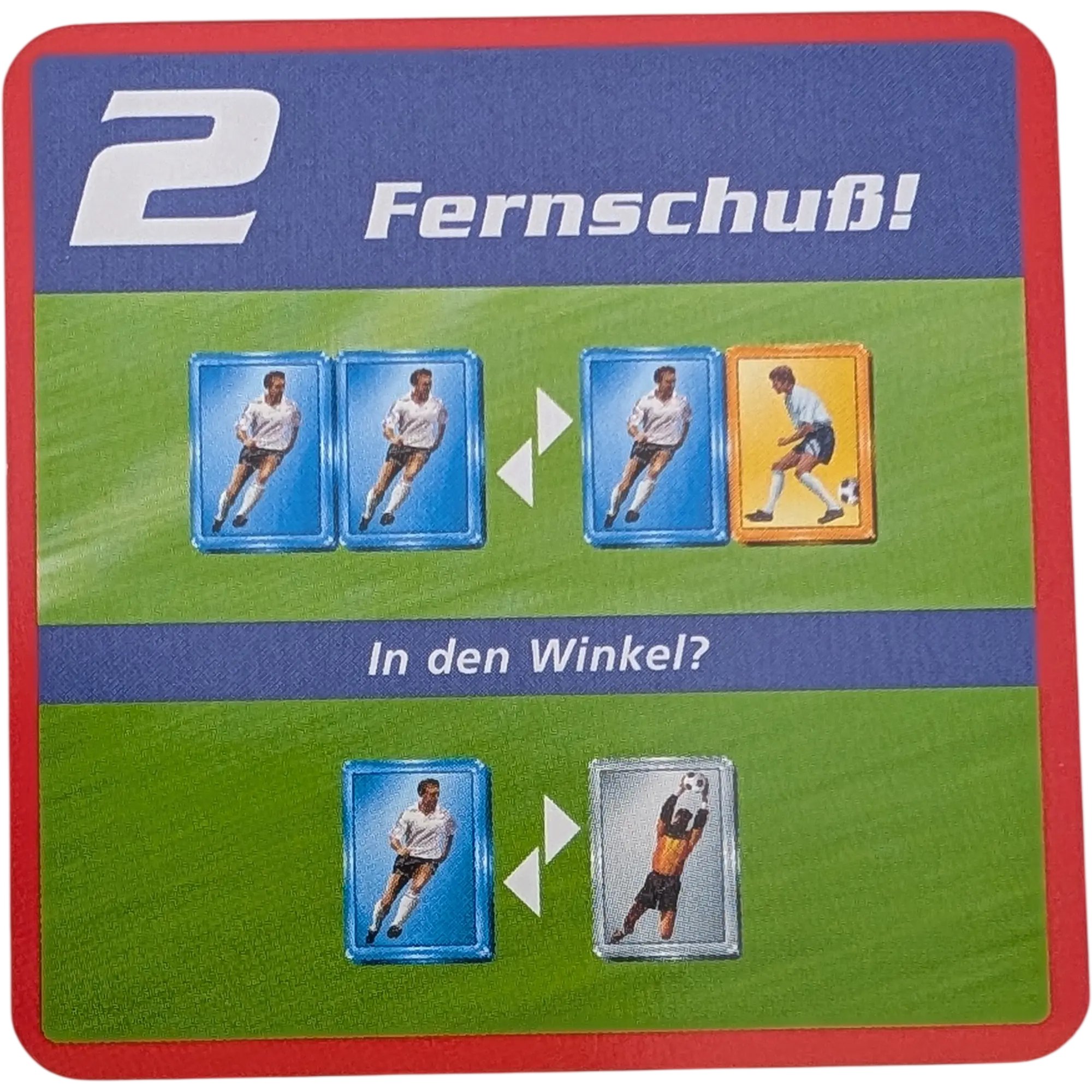 Kosmos Finale Ersatzteile Team Rot Taktikkarte Kampfstärke 2 Fernschuß! In den Winkel?