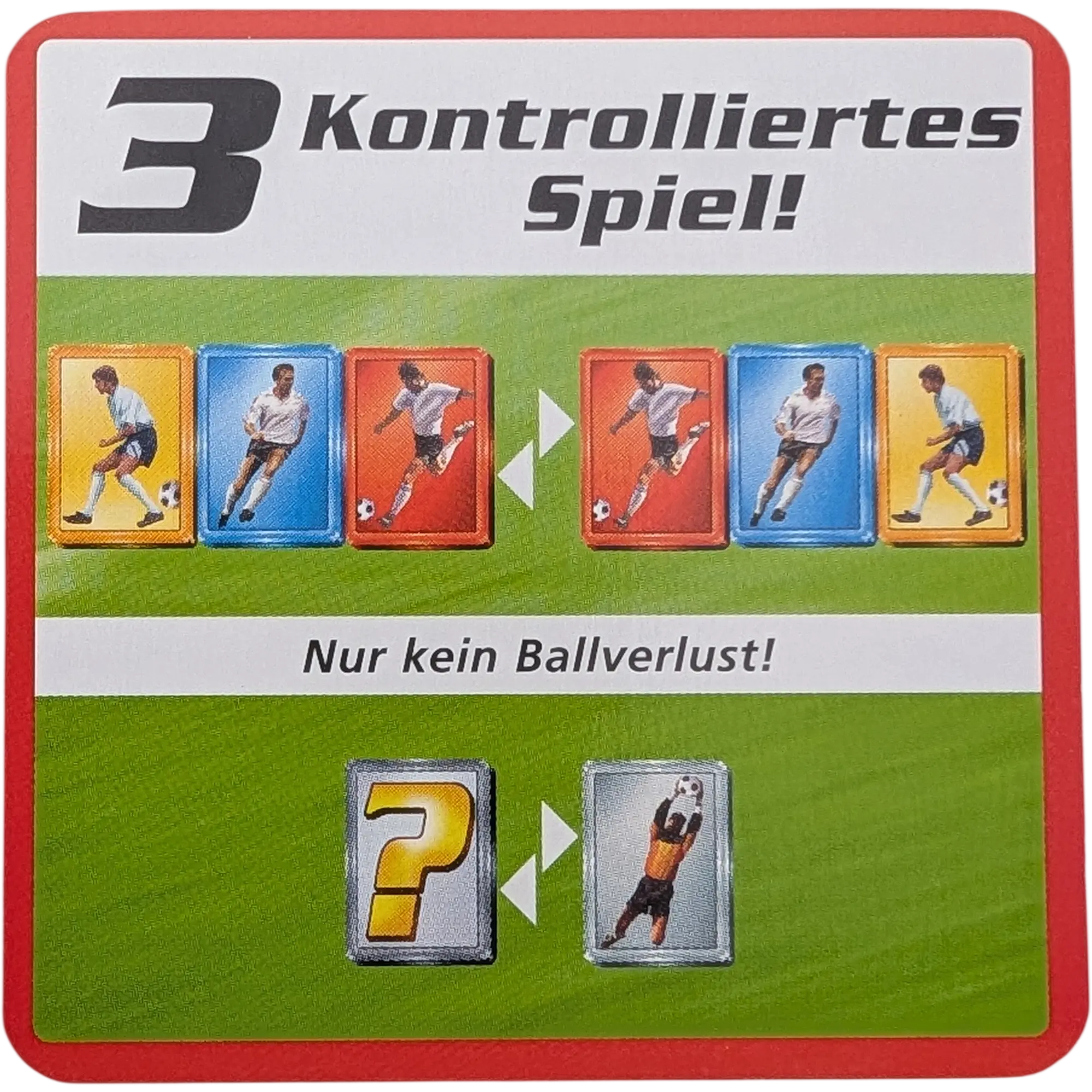 Kosmos Finale Ersatzteile Team Rot Taktikkarte Kampfstärke 3 Kontrolliertes Spiel!