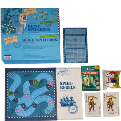 Die große Reise-Spielebox für unterwegs