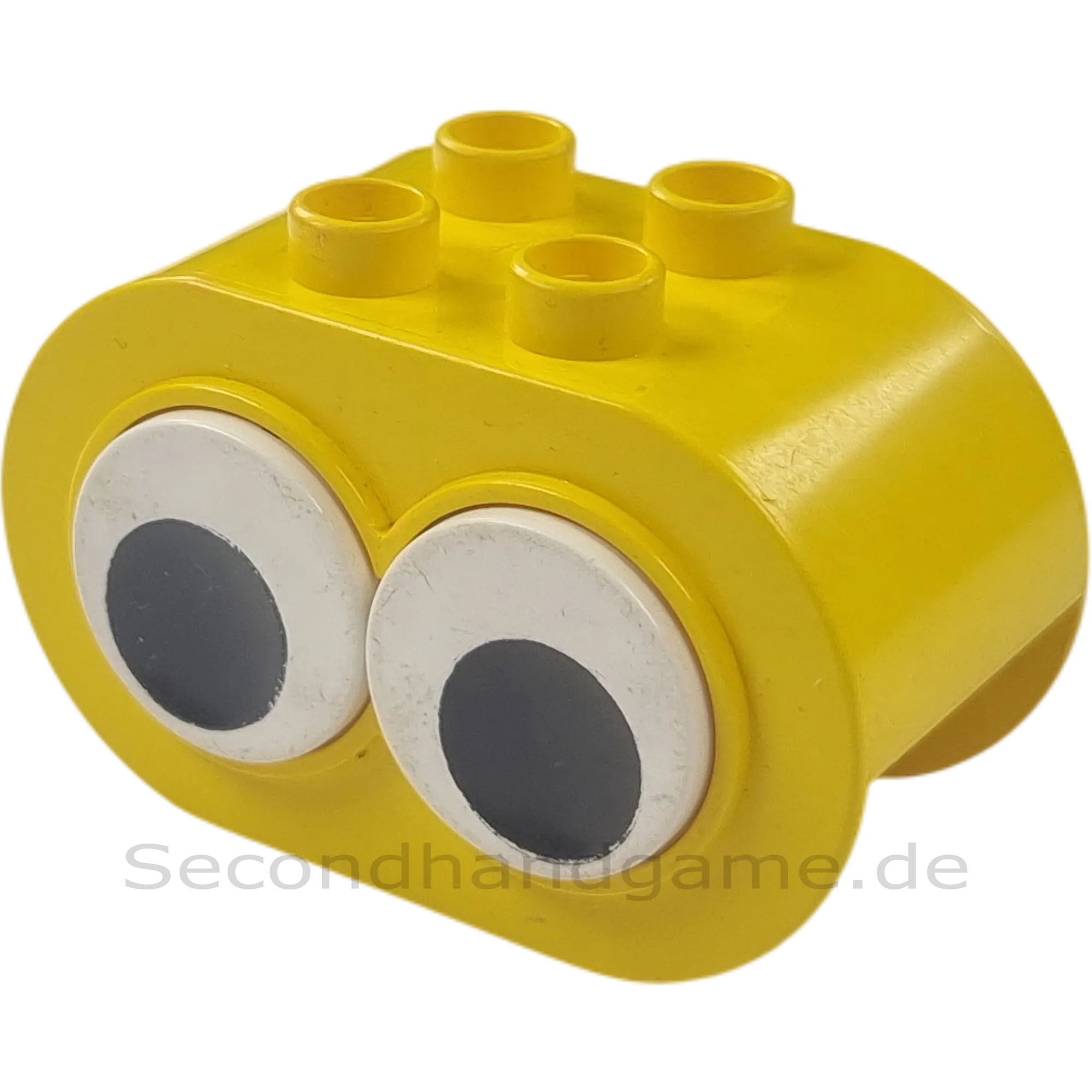 Lego Duplo Stein 2x4x2 abgerundet bewegliche 3D Augen Gelb 6448