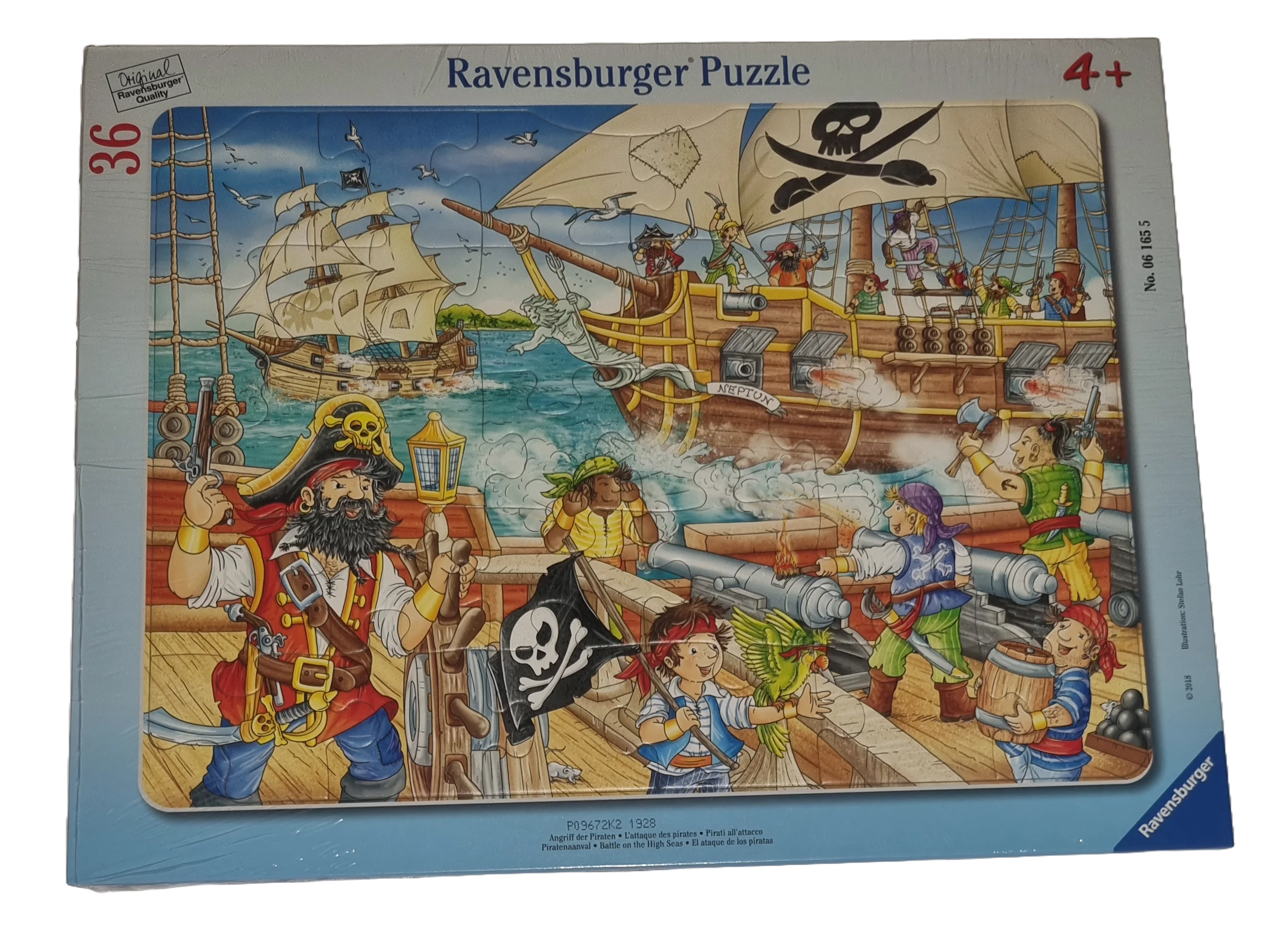 Ravensburger Rahmenpuzzle 36 Teile Angriff der Piraten!