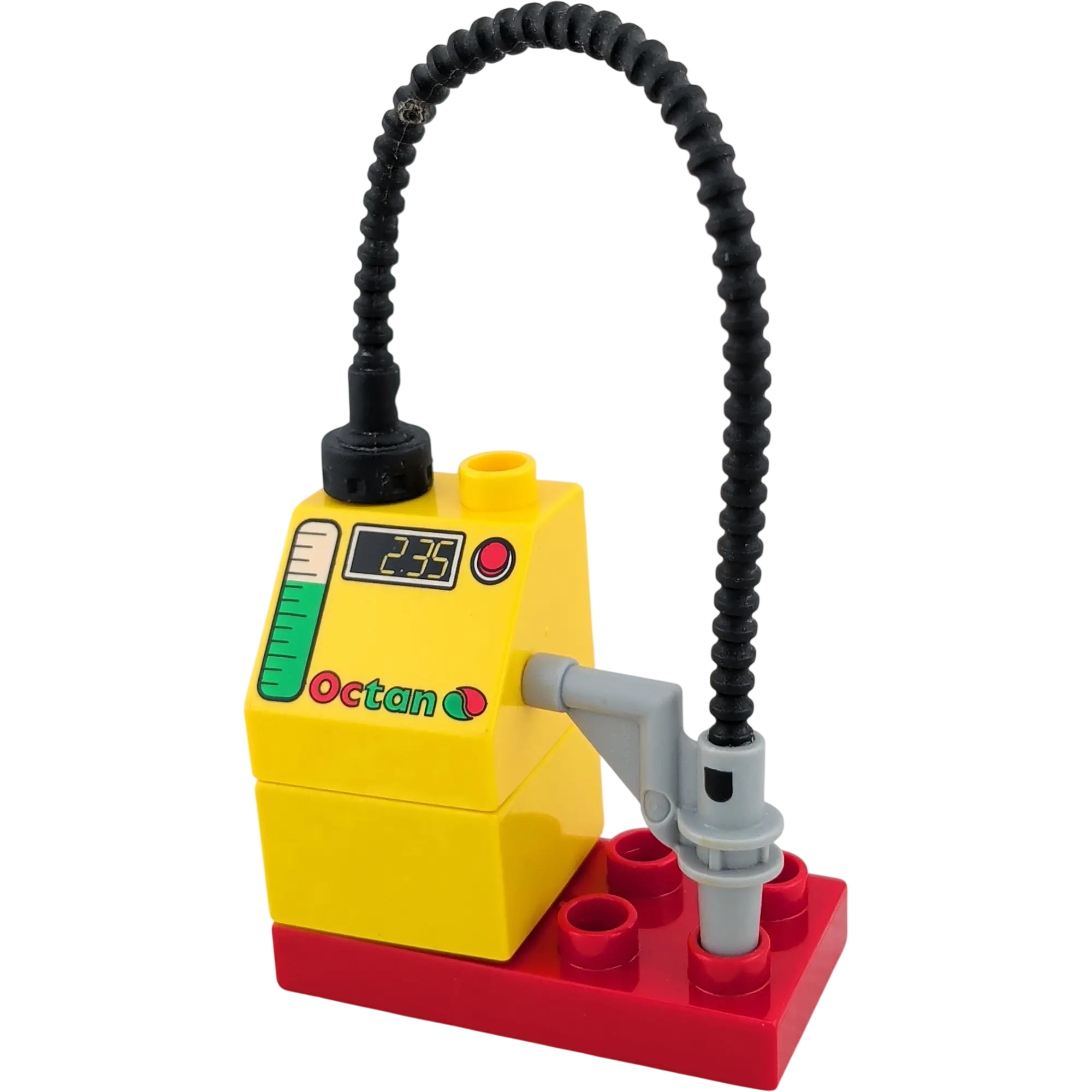 Lego Duplo 6474 Schrägstein 2x2x1 Gelb Octan Tankstelle mit Tankschlauch