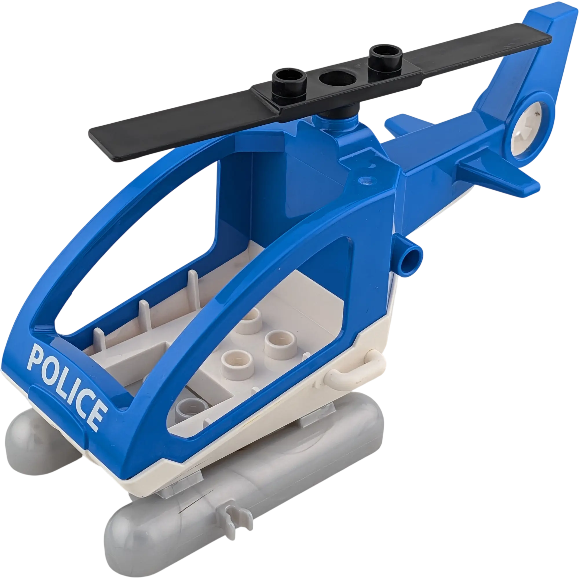 Lego Duplo 47913 Polizei Hubschrauber Weiß Blau