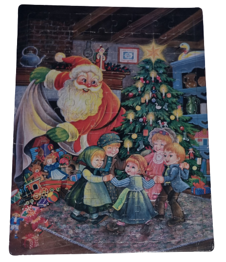 XXL Rahmenpuzzle 88 Teile Weihnachtspuzzle Weihnachtsmann