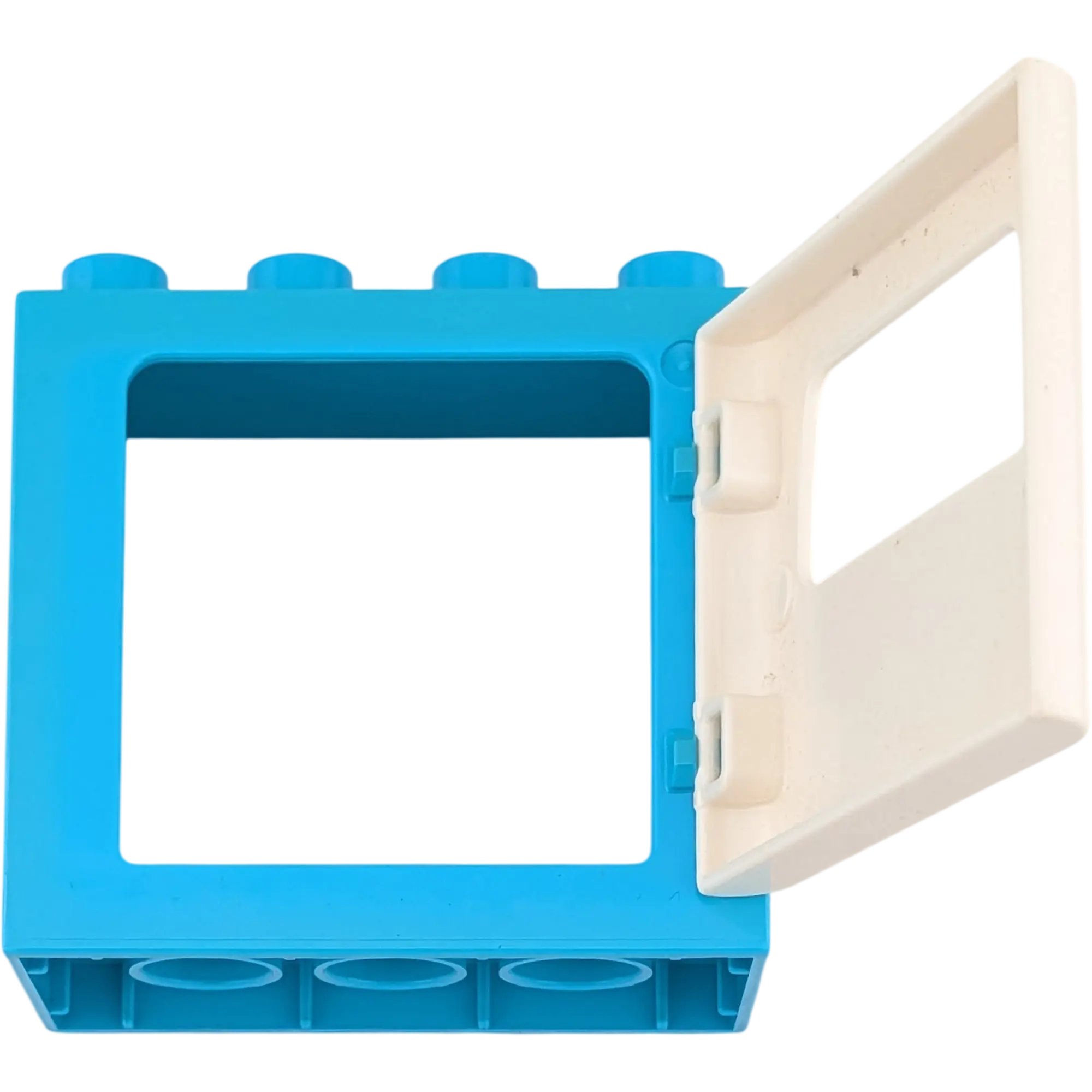 Lego Duplo 61649 Fensterrahmen Azur 2x4 mit Tür Klappe mit Briefkasten