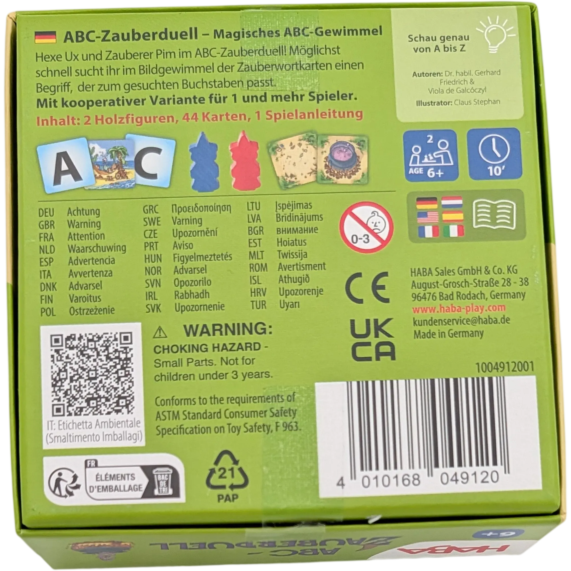 Haba ABC Zauberduell 4912 neuere Version, Ansicht 2