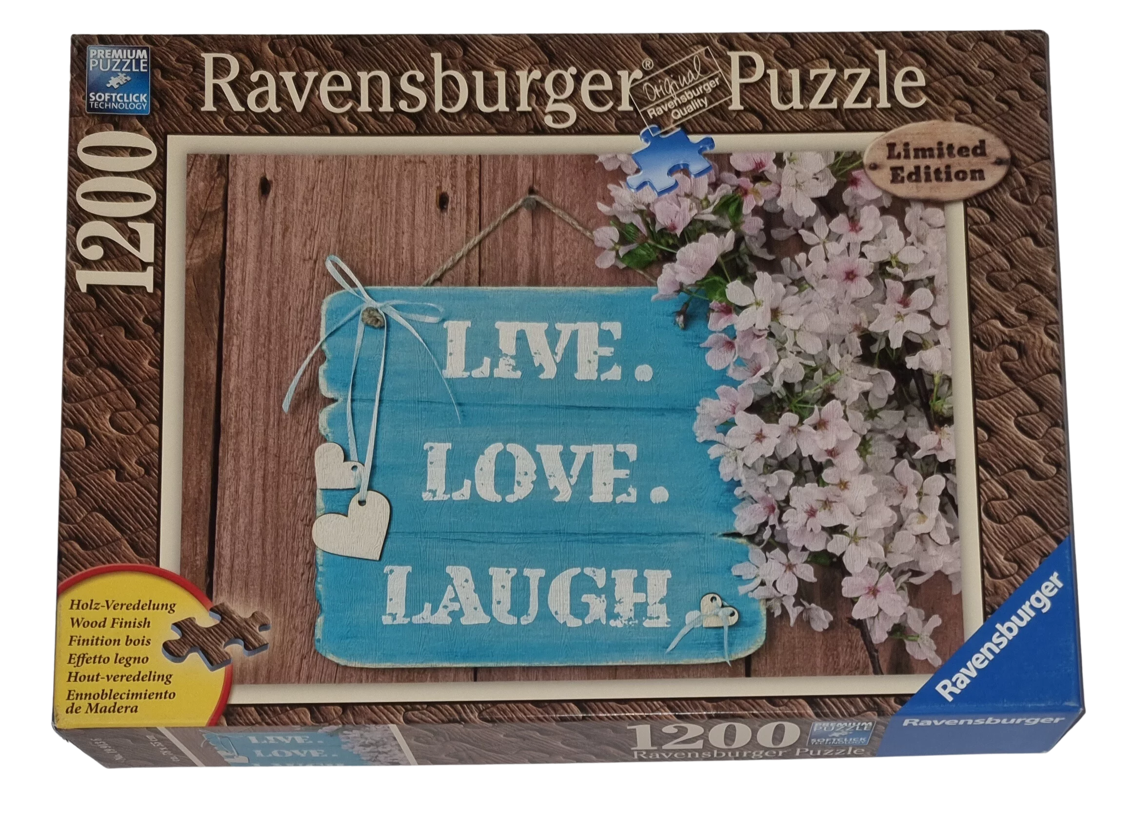 Ravensburger Premium Puzzle softclick Technology 1200 Teile Live Love Laugh 1991336