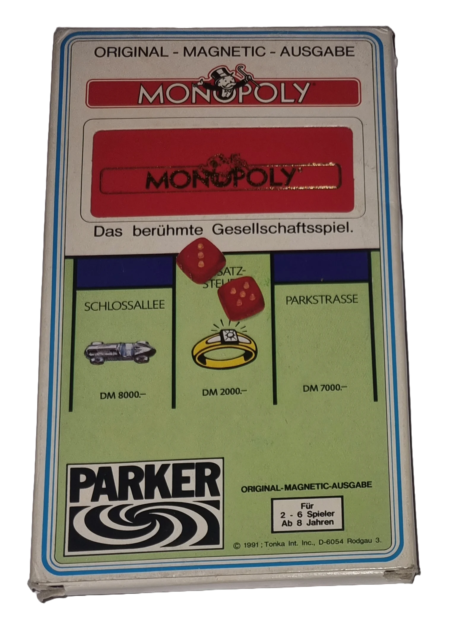 Parker Original Magnetic Ausgabe Monopoly