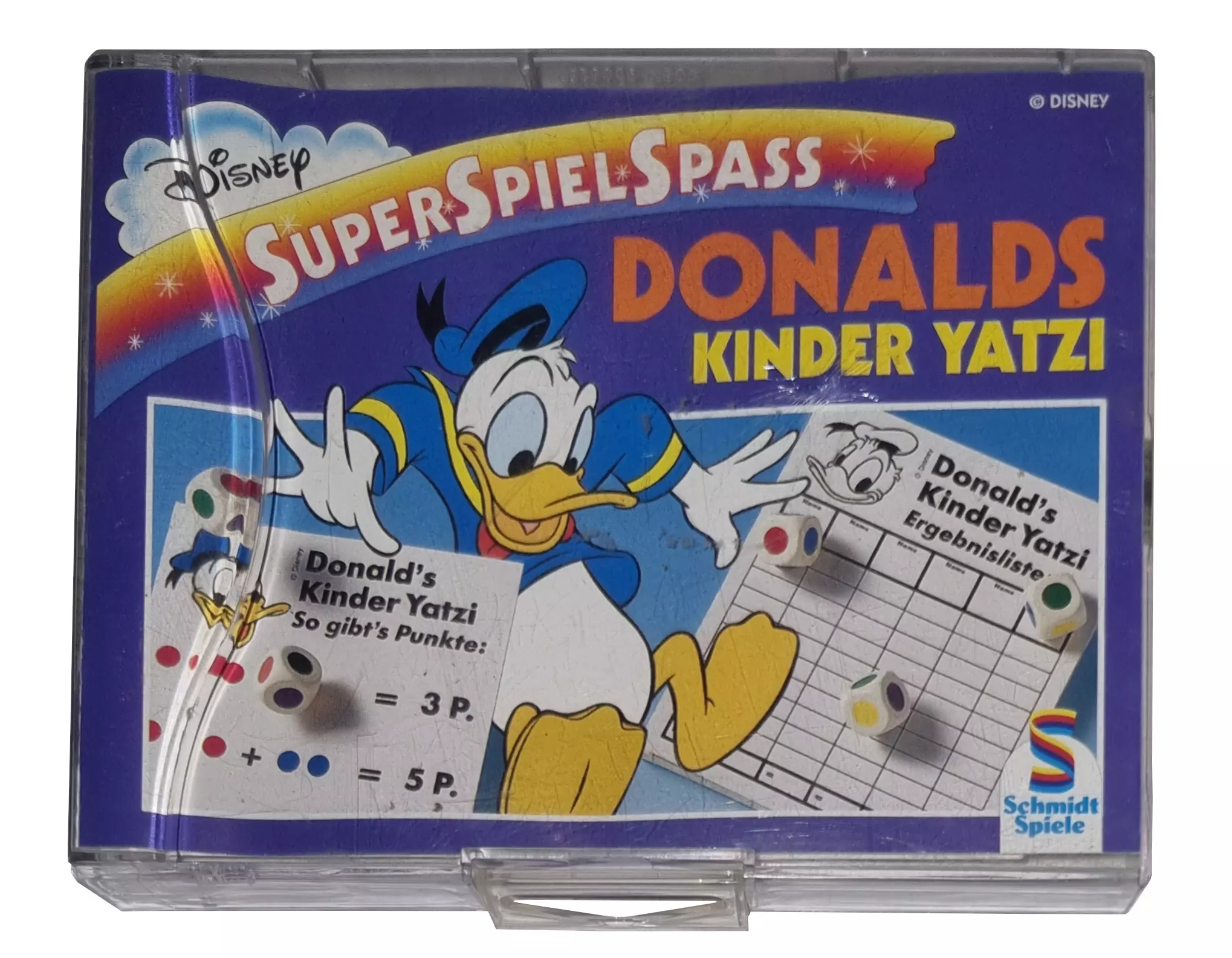 Schmidt Disney Super Spiel Spass Donalds Kinder Yatzi 01307