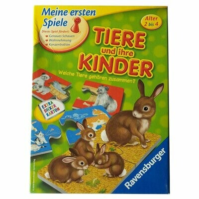 Ravensburger Meine ersten Spiele Tiere und ihre Kinder 214037 Ravensburger Meine ersten Spiele Tiere und ihre Kinder 214037