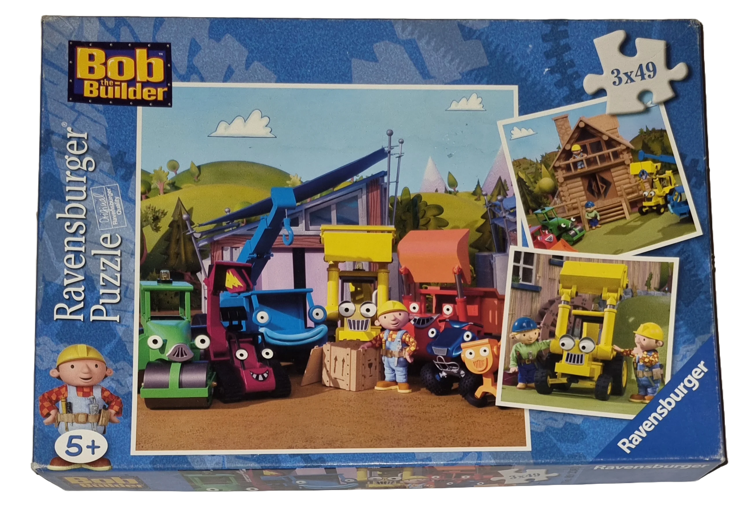 Ravensburger Puzzle Bob the builder bei der Arbeit 3 x 49 Teile Puzzle 092383