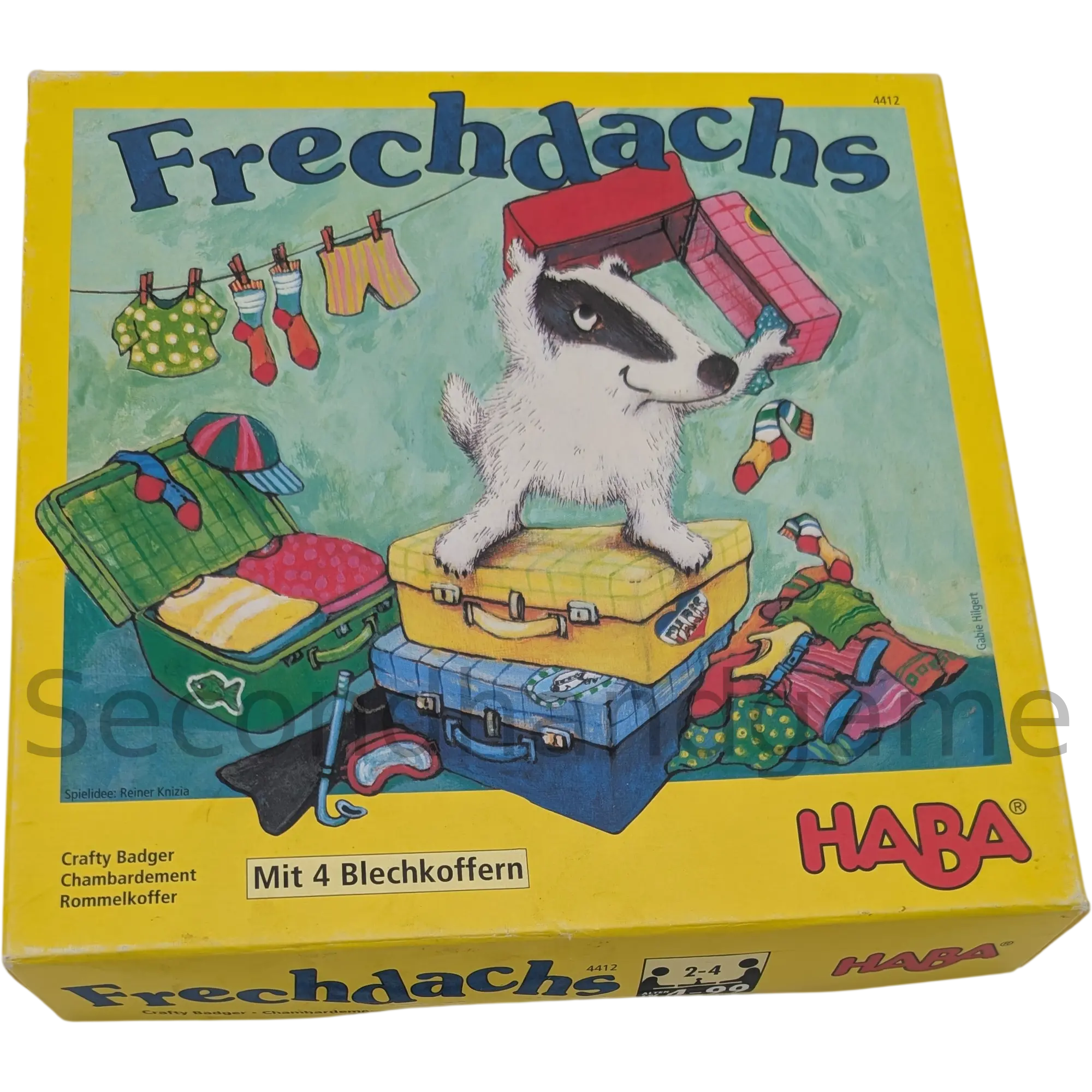 HABA Frechdachs mit 4 Blechkoffern 4412