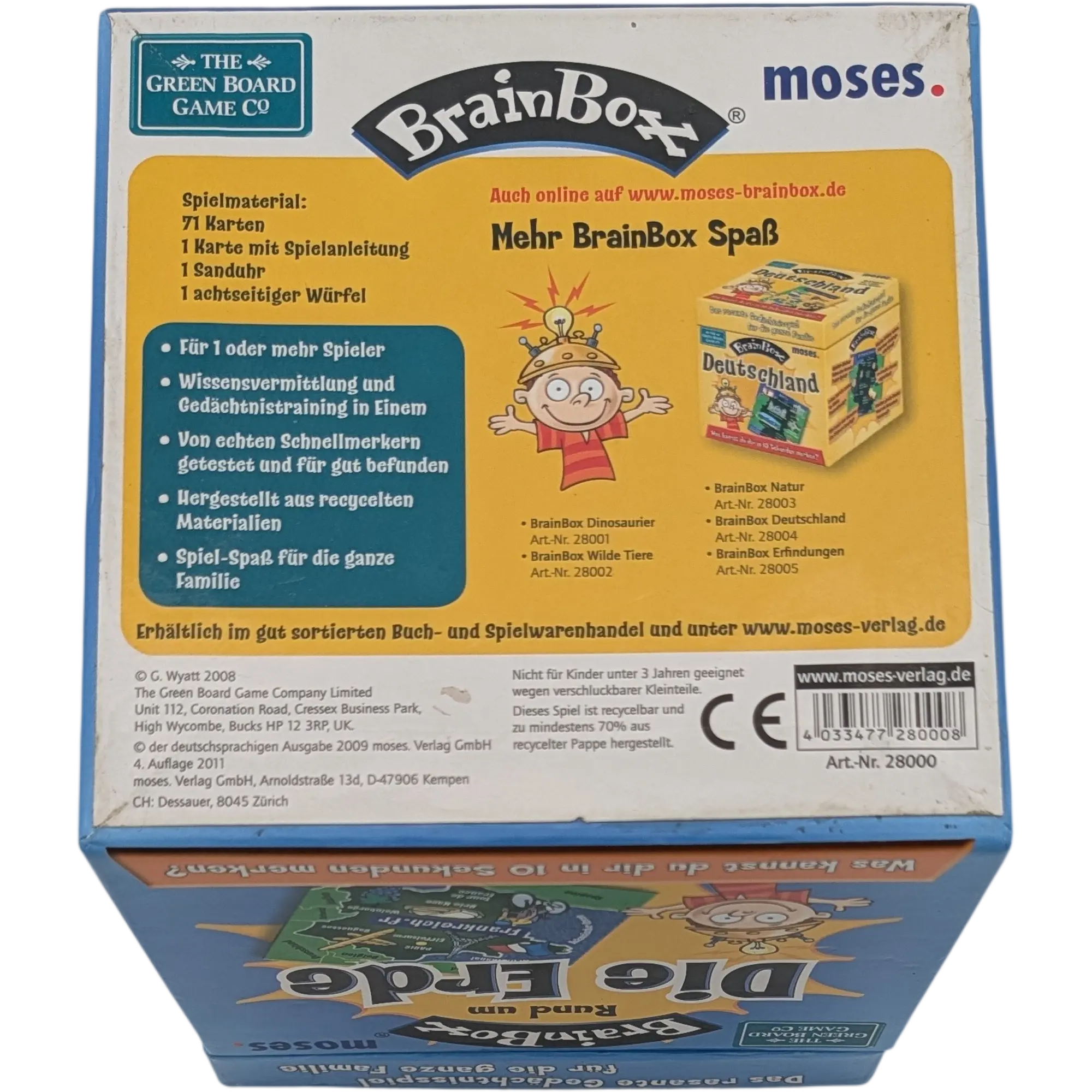 Moses Brain Box Wilde Rund um die Erde