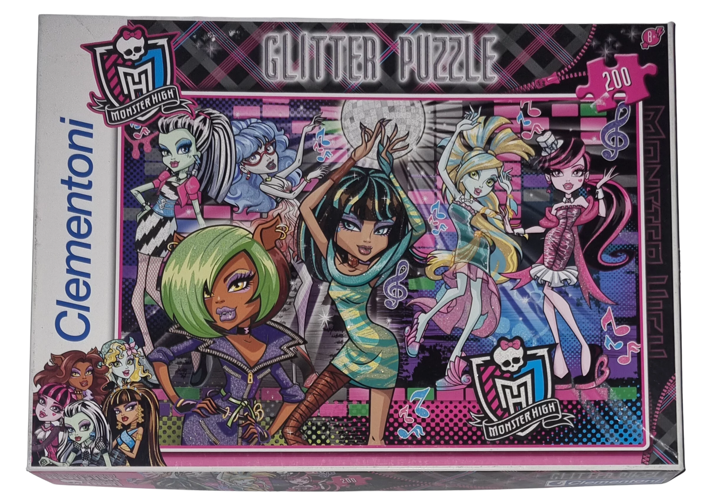 Clementoni Glitter Puzzle Monster High 200 Teile