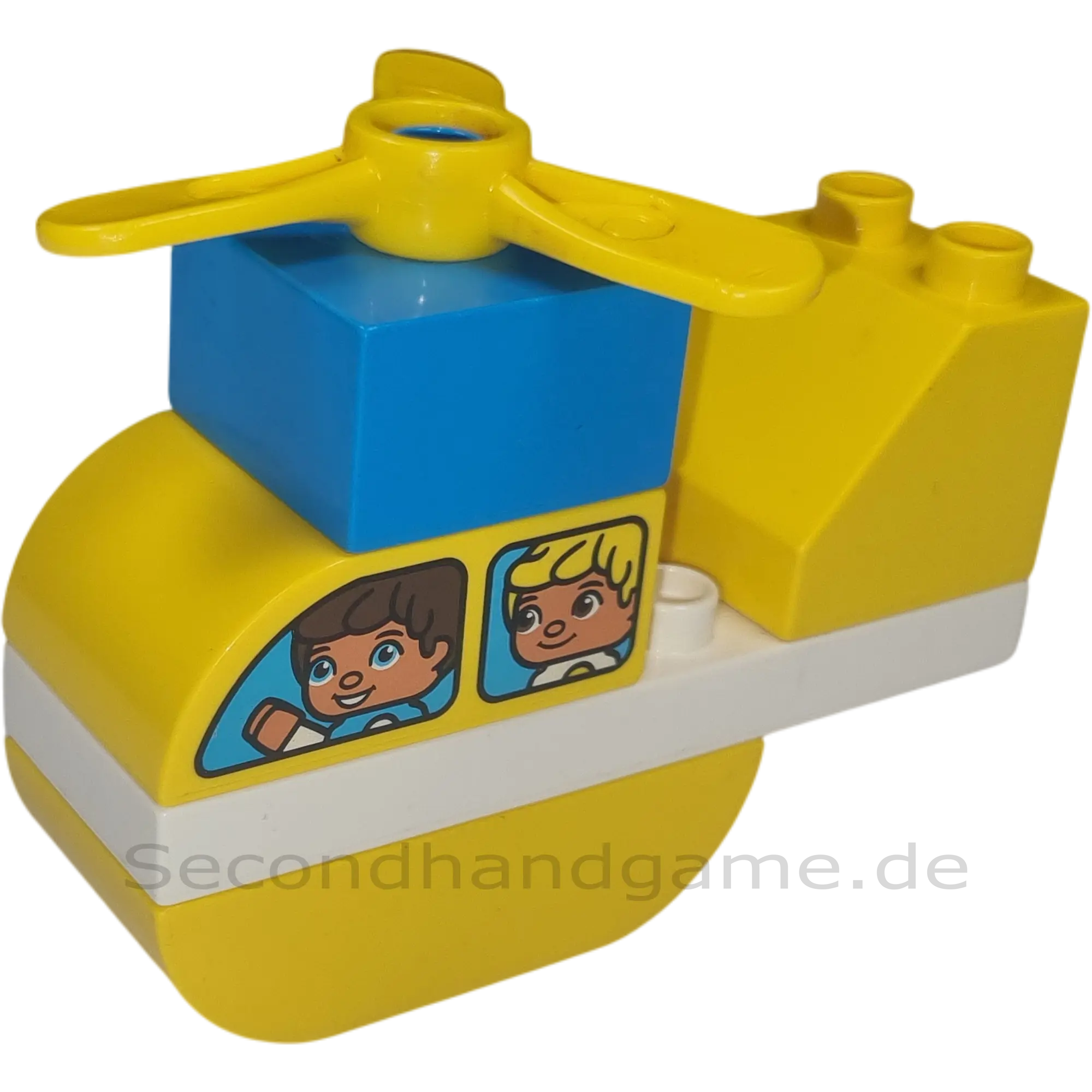 Lego Duplo Hubschrauber Blau Weiß Gelb
