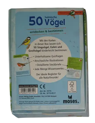 Moses 50 heimische Vögel entdecken & bestimmen