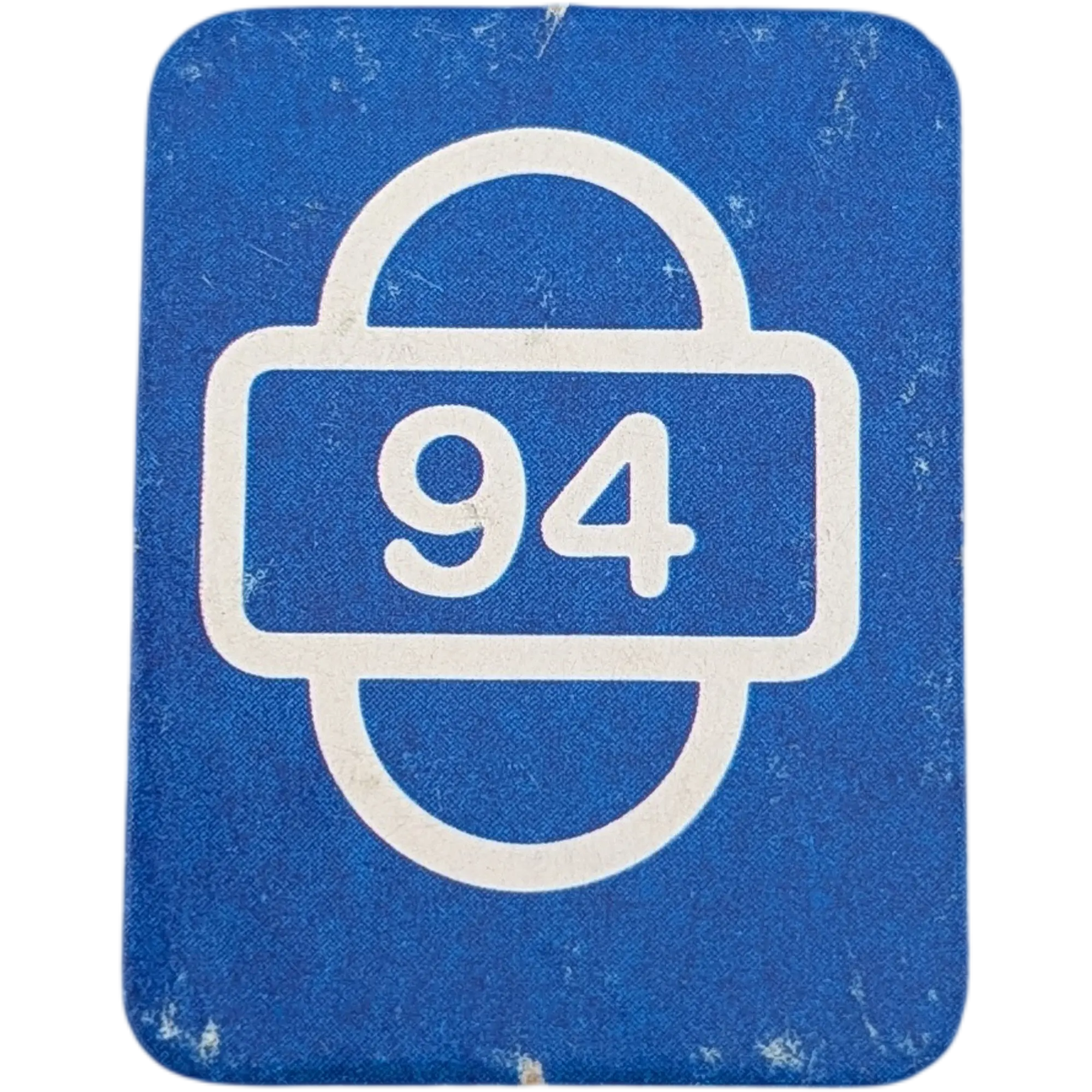 Ravensburger Scotland Yard Ersatzteile Blau Startkarte Zahl Vierundneuzig 94