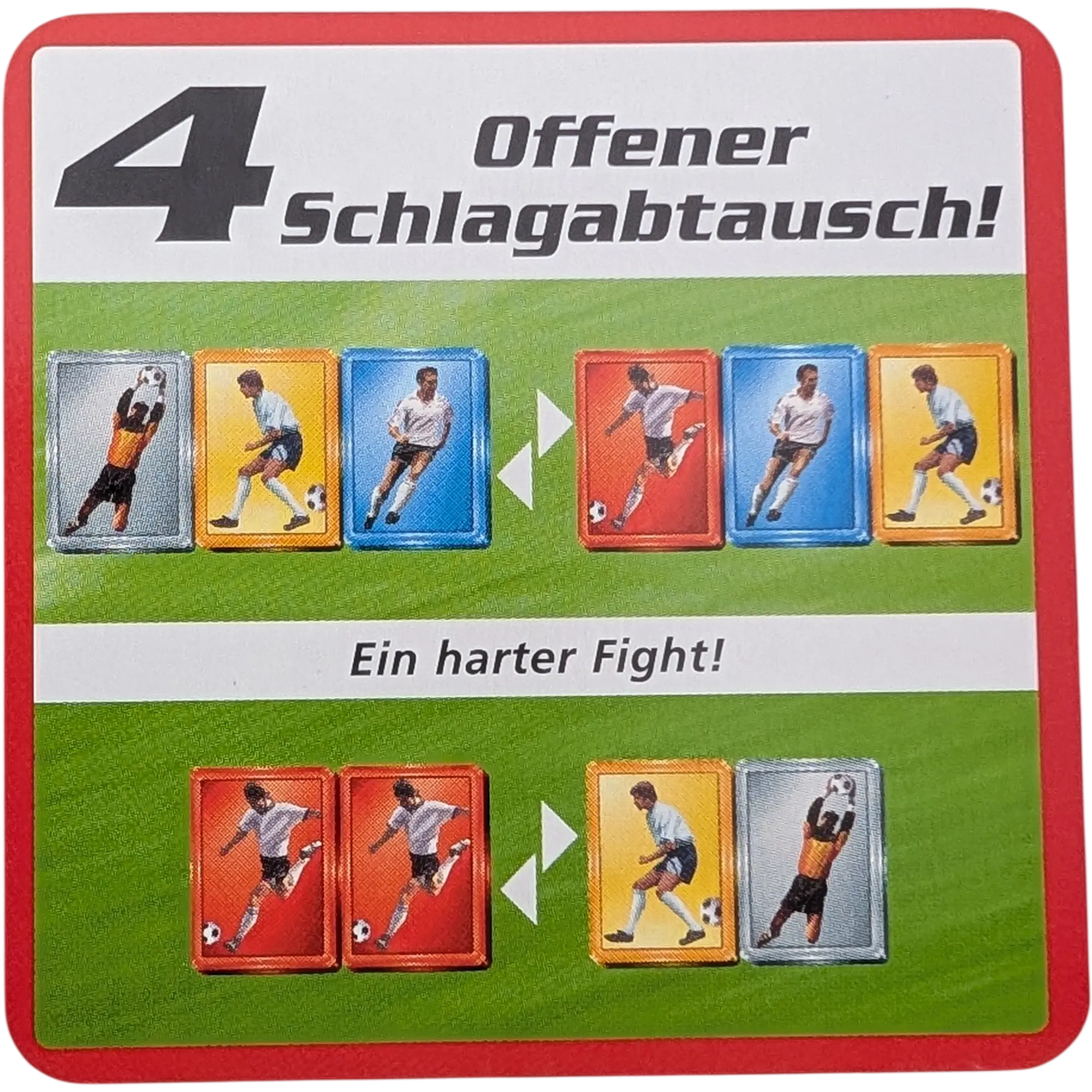 Kosmos Finale Ersatzteile Team Rot Taktikkarte Kampfstärke 4 Offener Schlagabtausch!