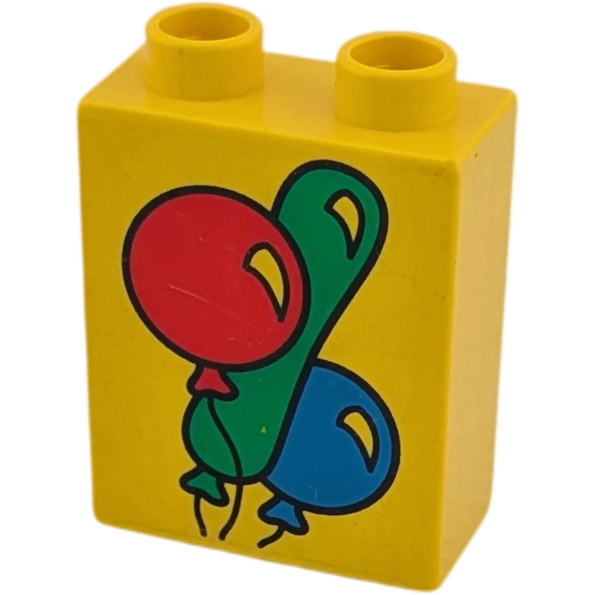 Lego Duplo  1x2 Stein Gelb Luftballons 4066