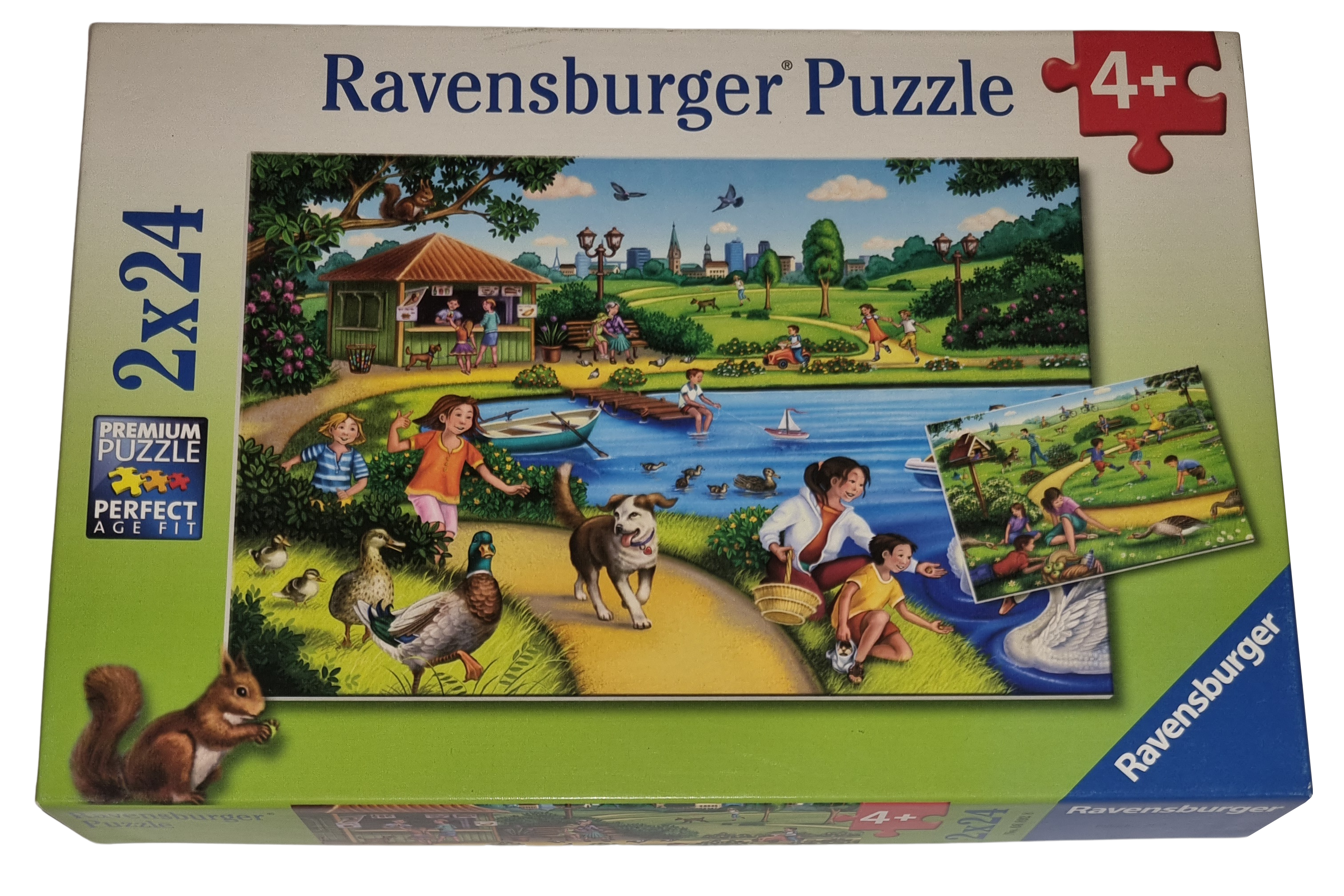 Ravensburger Premium Puzzle 2 x 24 Teile 088928 Freizeitspaß im Park