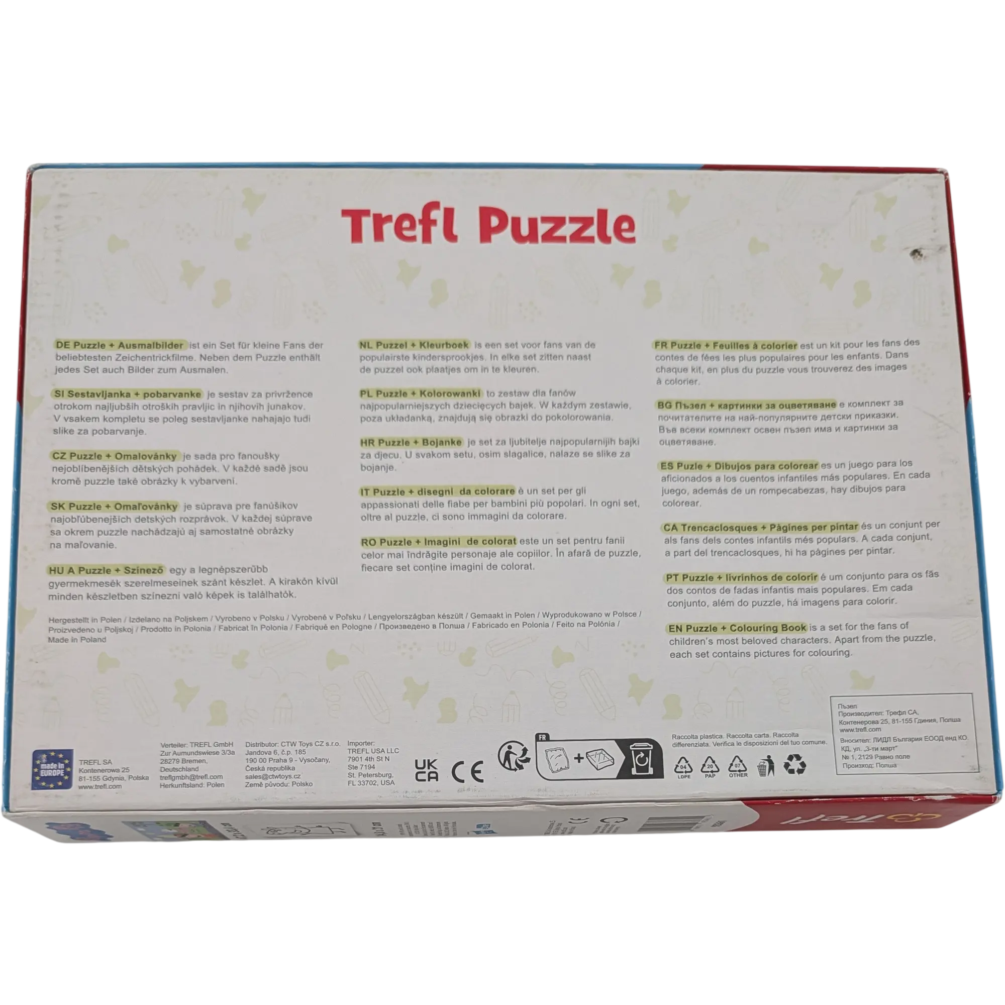 Trefl Peppa Pig Puzzle 15 Teile und Colouring Book Bodenpuzzle XXL, Ansicht 2