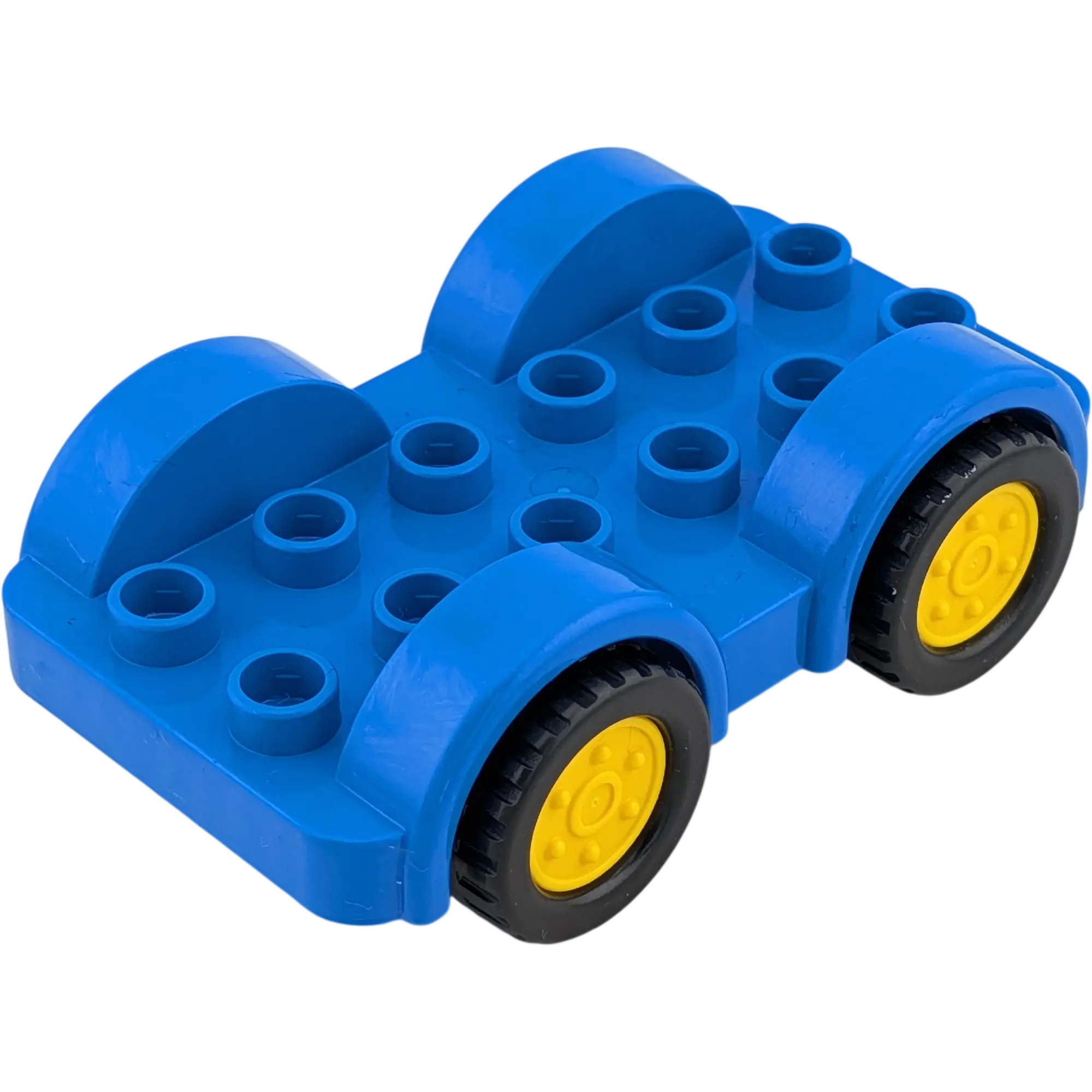 Lego Duplo 11841 Auto Dunkelblau Schwarz Gelbe Räder Unterteil Fahrzeug