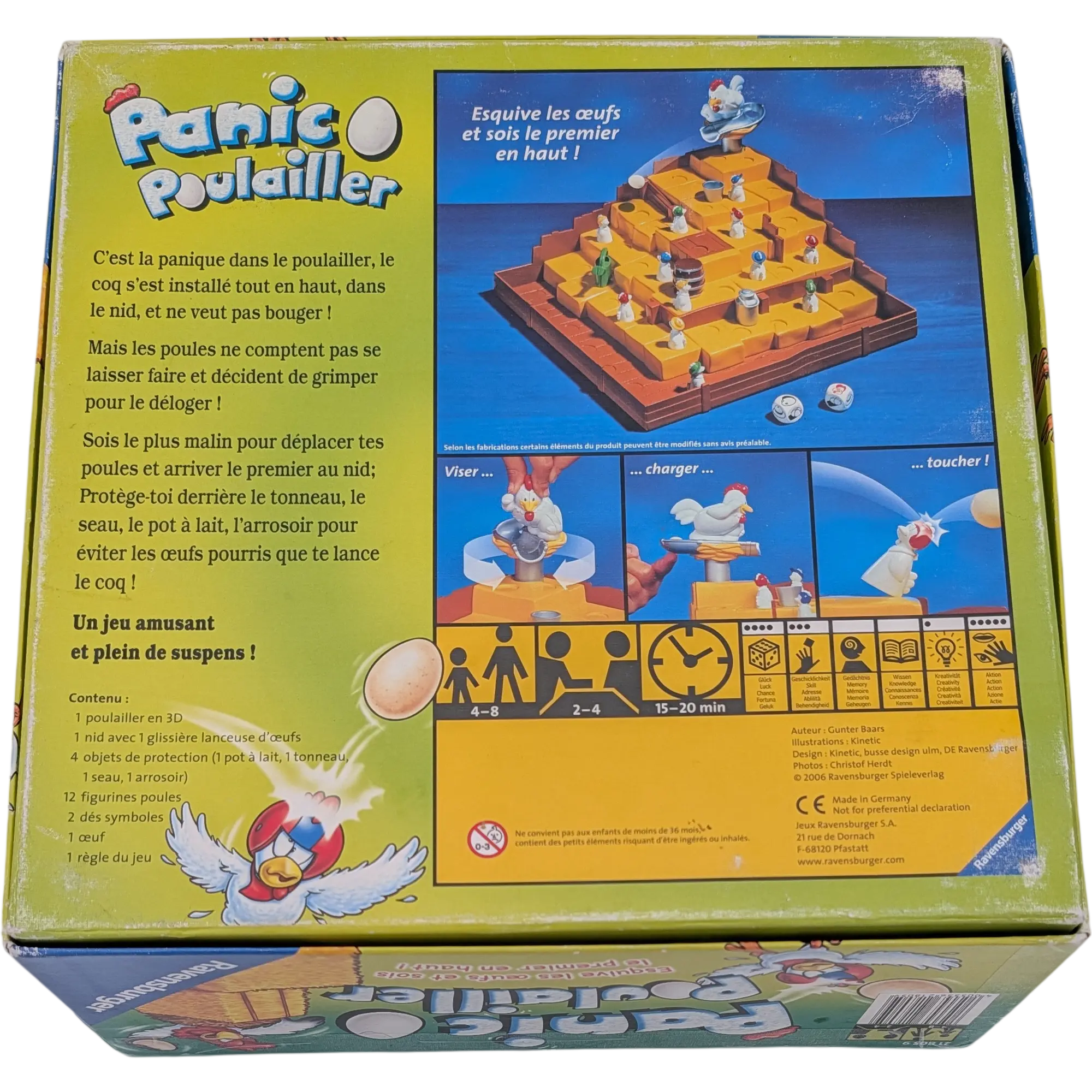 Ravensburger Panic Poulailler Kiki Ricky 218059