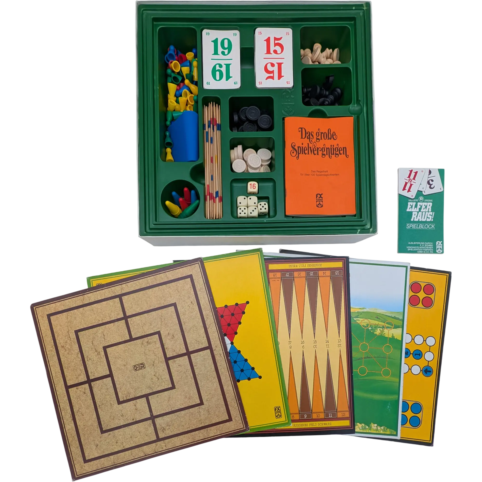 FX Schmid Das große Spielvergnügen Eine Sammlung ausgewählter Spiele aus echtem Holz 700211, Ansicht 5