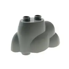 Lego Duplo Stein Fels Grau