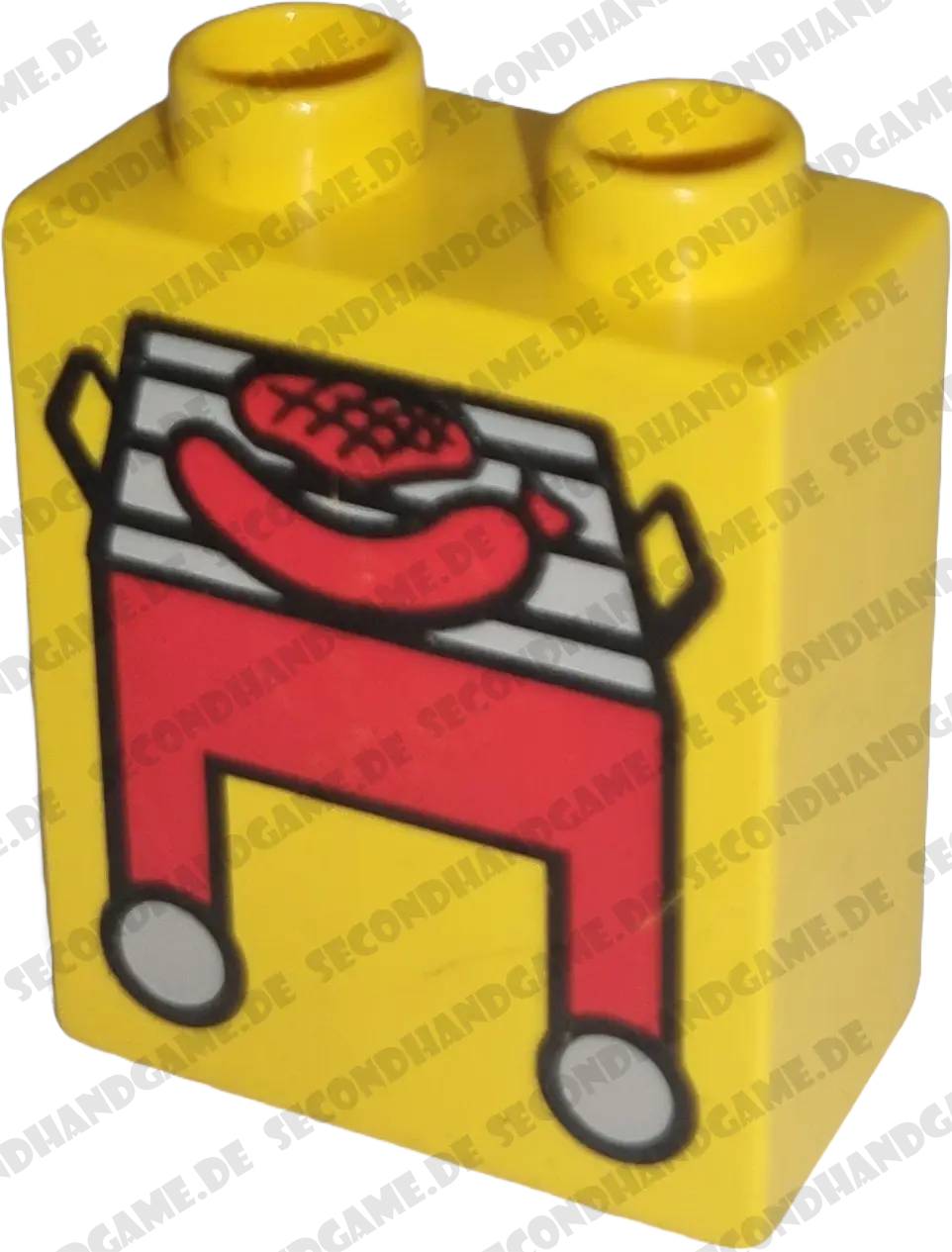 Lego Duplo Grill Gelb Rot 1x2 Stein